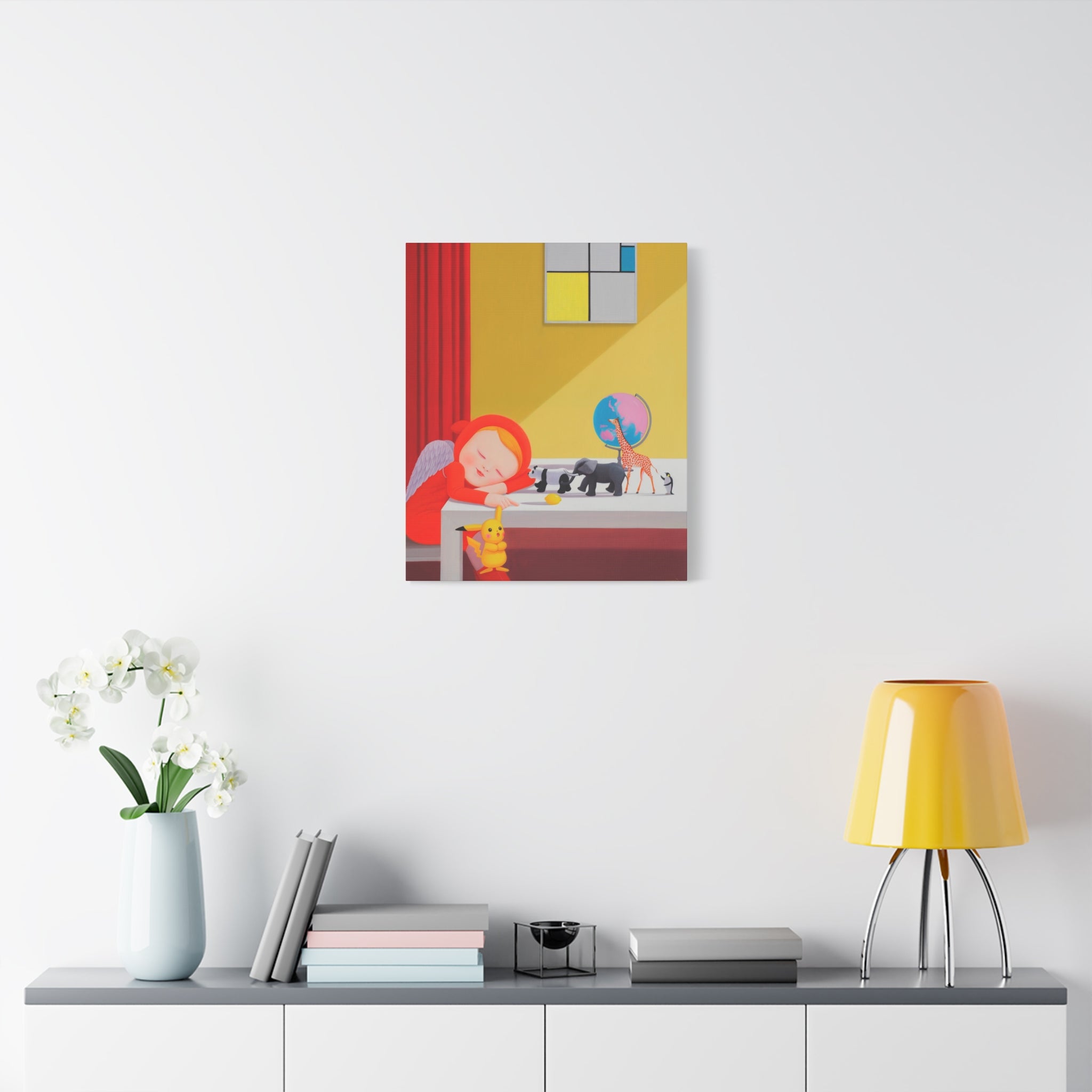 Little Girl - Chinese  Contemporary artist - Canvas Print - Artwork for kids
