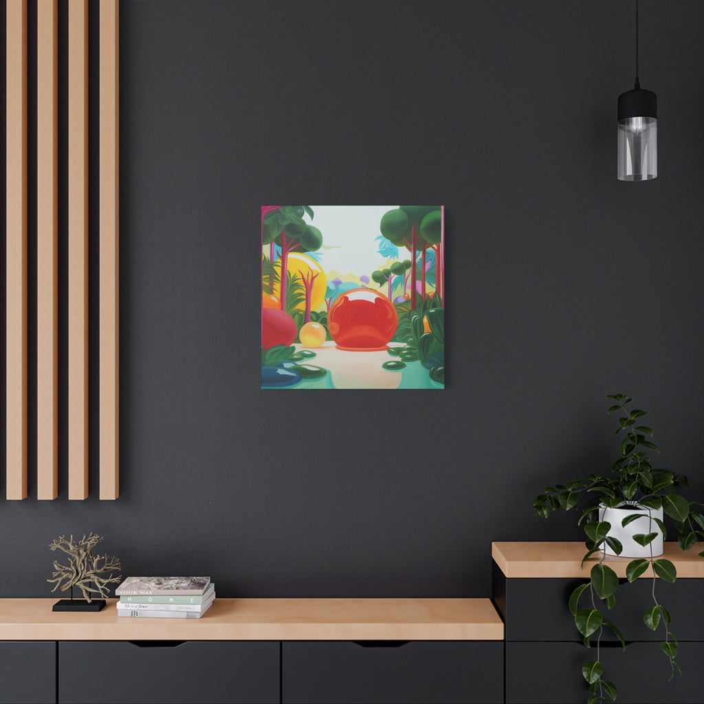Secret Garden 3 -  Contemporary Abstract Canvas Print  Young Asian Artist
