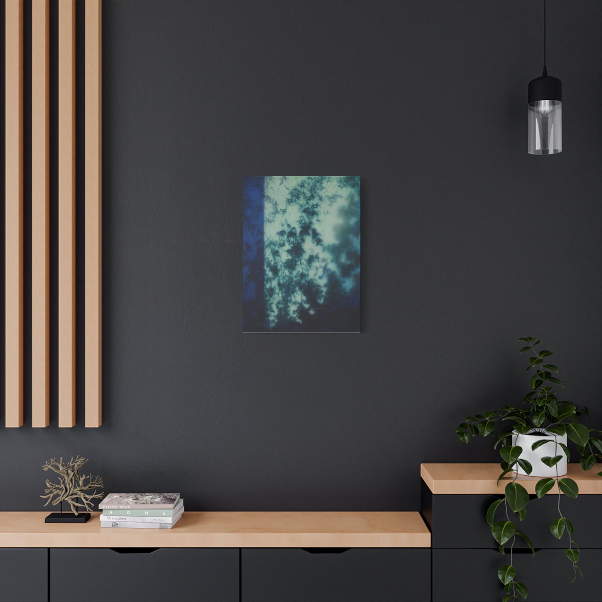 Shadow of a Tree -  Chinese  Contemporary abstract artist - Canvas Print - Gift for new year