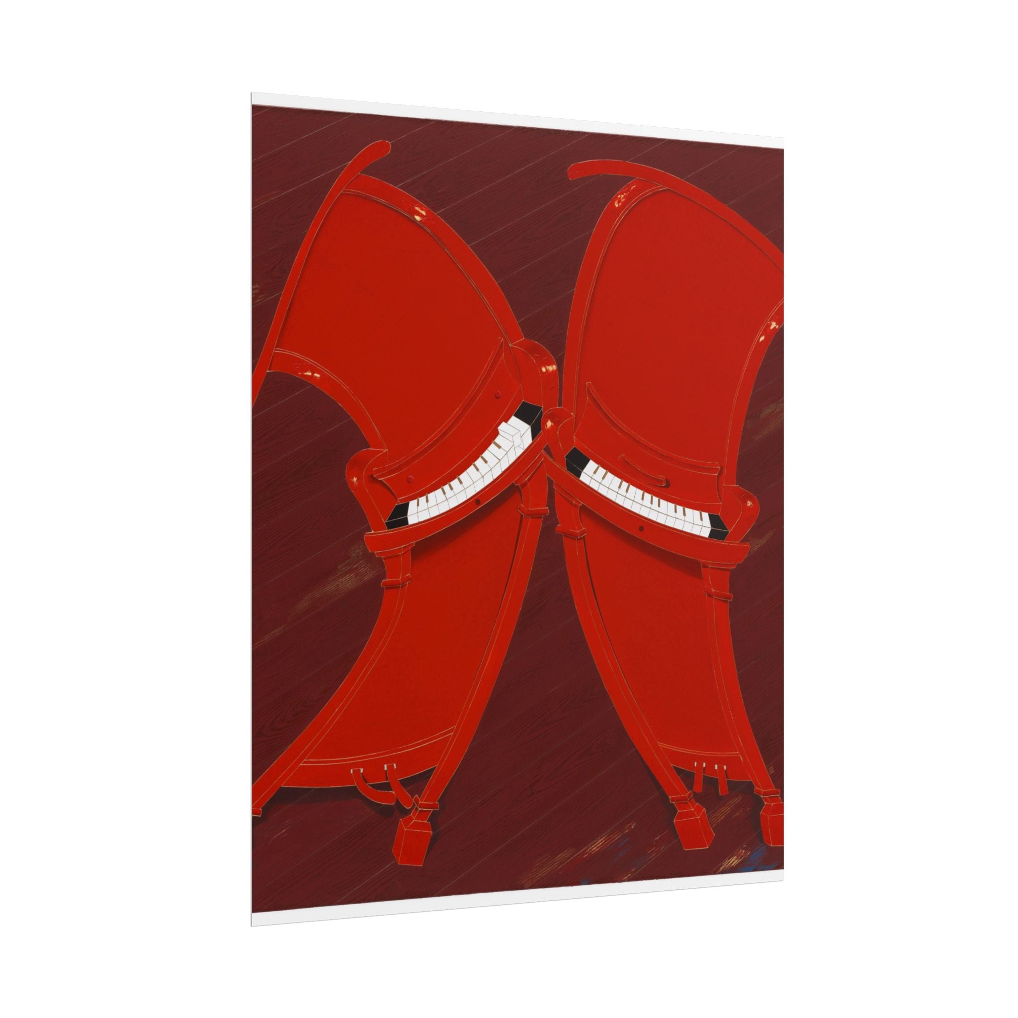 Piano  Art Poster,  Chinese Contemporary artist - Canvas Print - Artwork for new home
