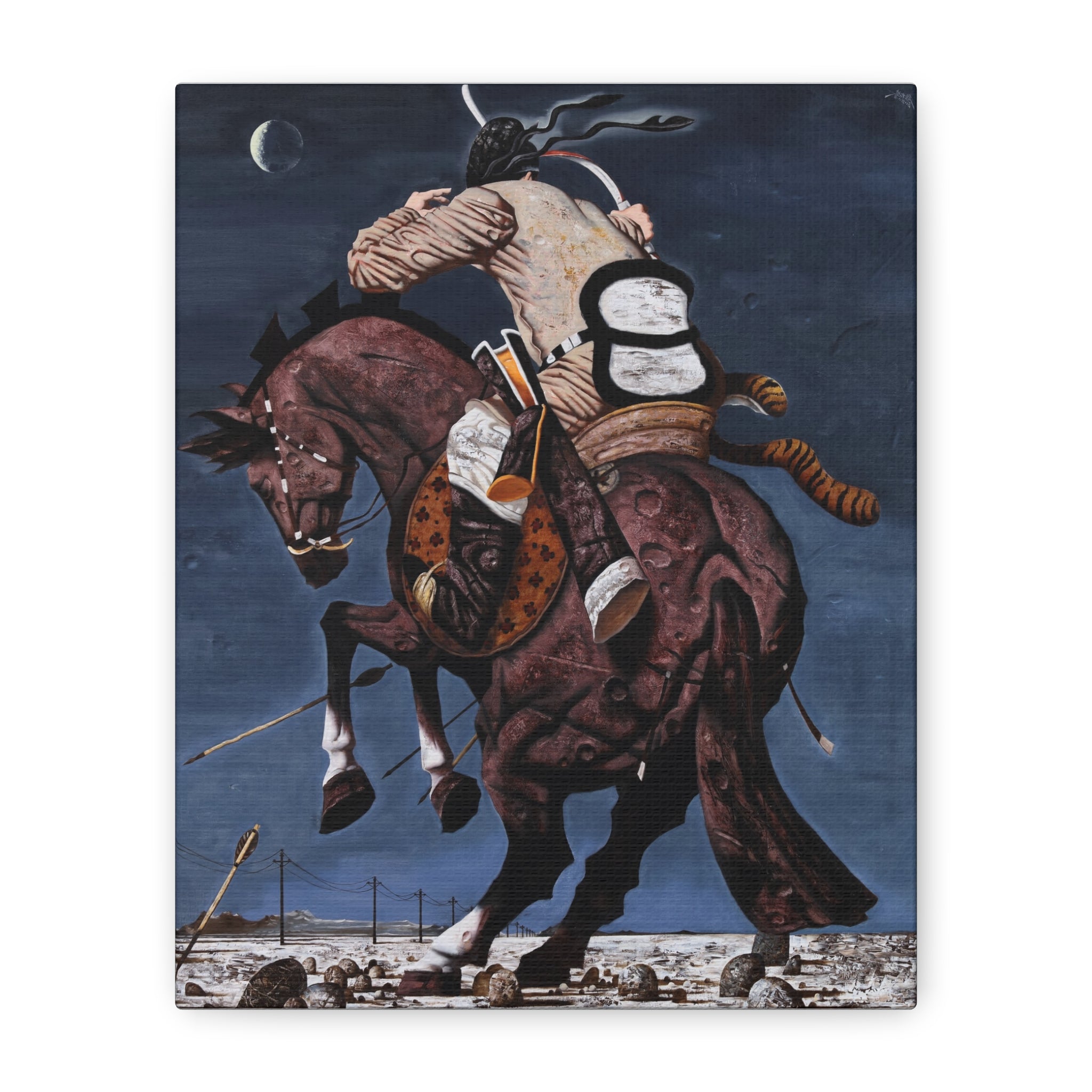 Fight - Chinese Contemporary Artist Canvas Print