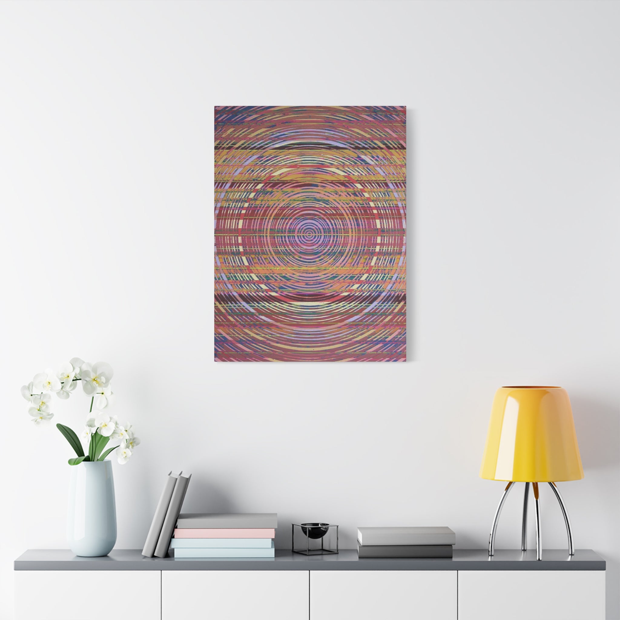YU - 041223 - Abstract Wall Art by Asian Artist Contemporary Home Decor Print-Neutral Modern Art for Living Room or Bedroom