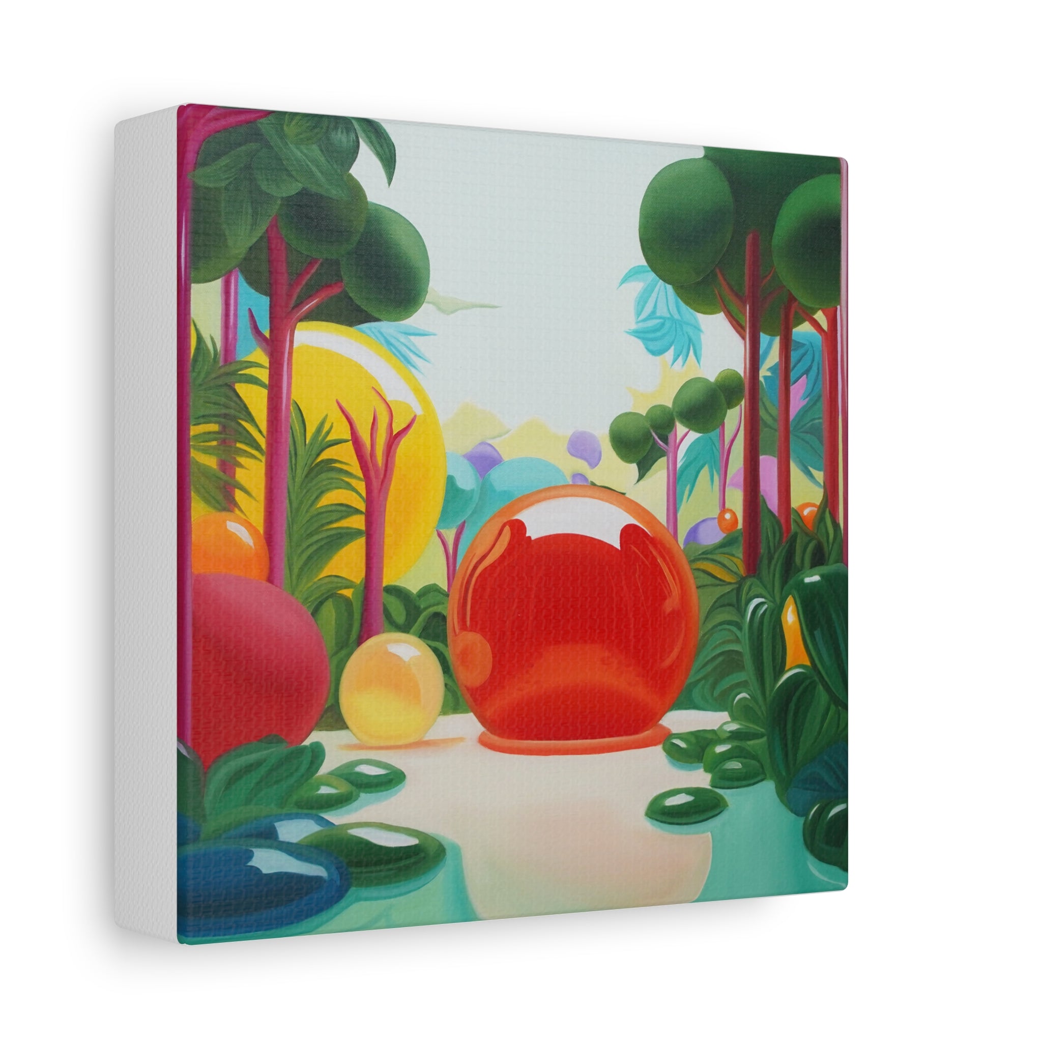 Secret Garden 3 -  Contemporary Abstract Canvas Print  Young Asian Artist