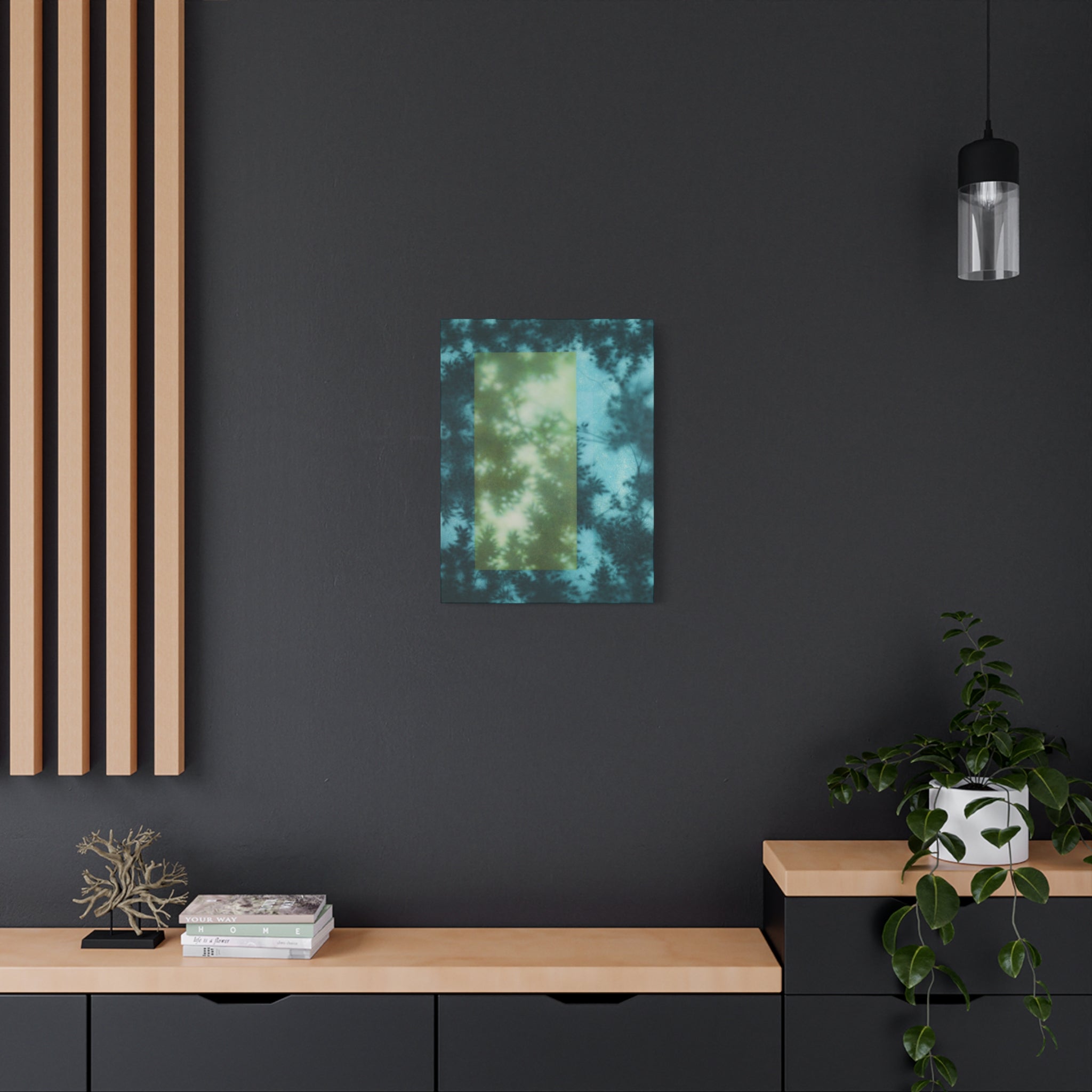 Shadow of a Tree -  Chinese  Contemporary abstract artist - Canvas Print - Gift for new year