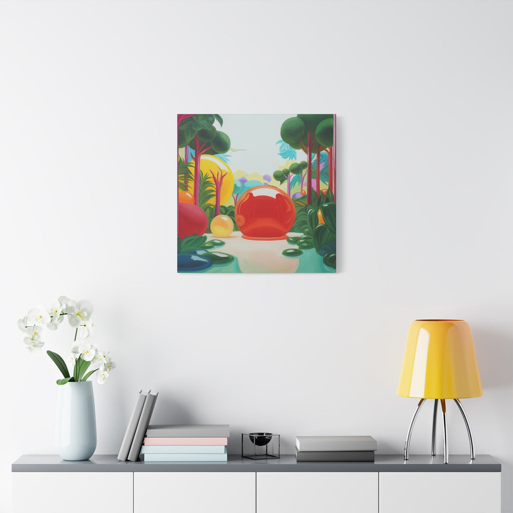Secret Garden 3 -  Contemporary Abstract Canvas Print  Young Asian Artist