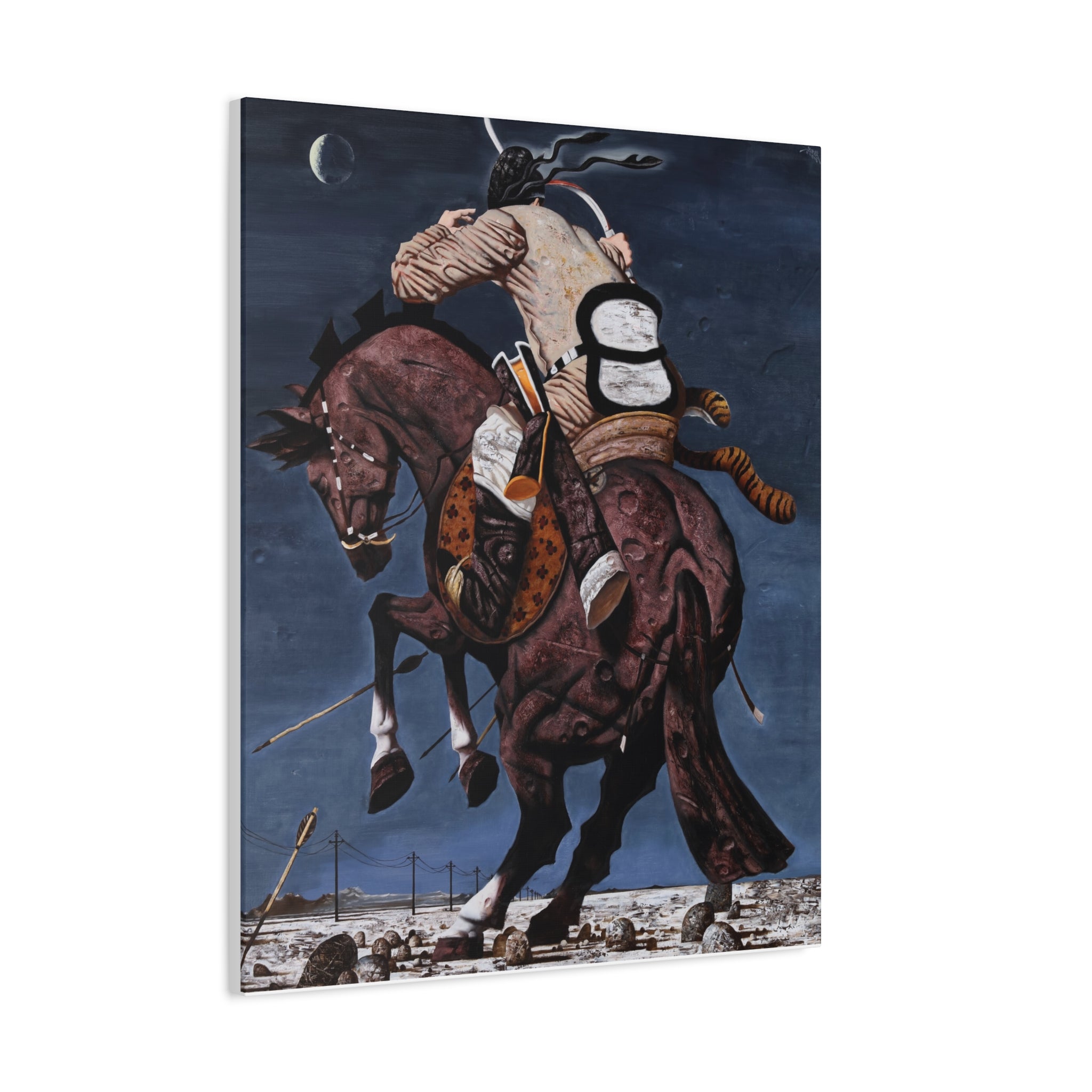 Fight - Chinese Contemporary Artist Canvas Print