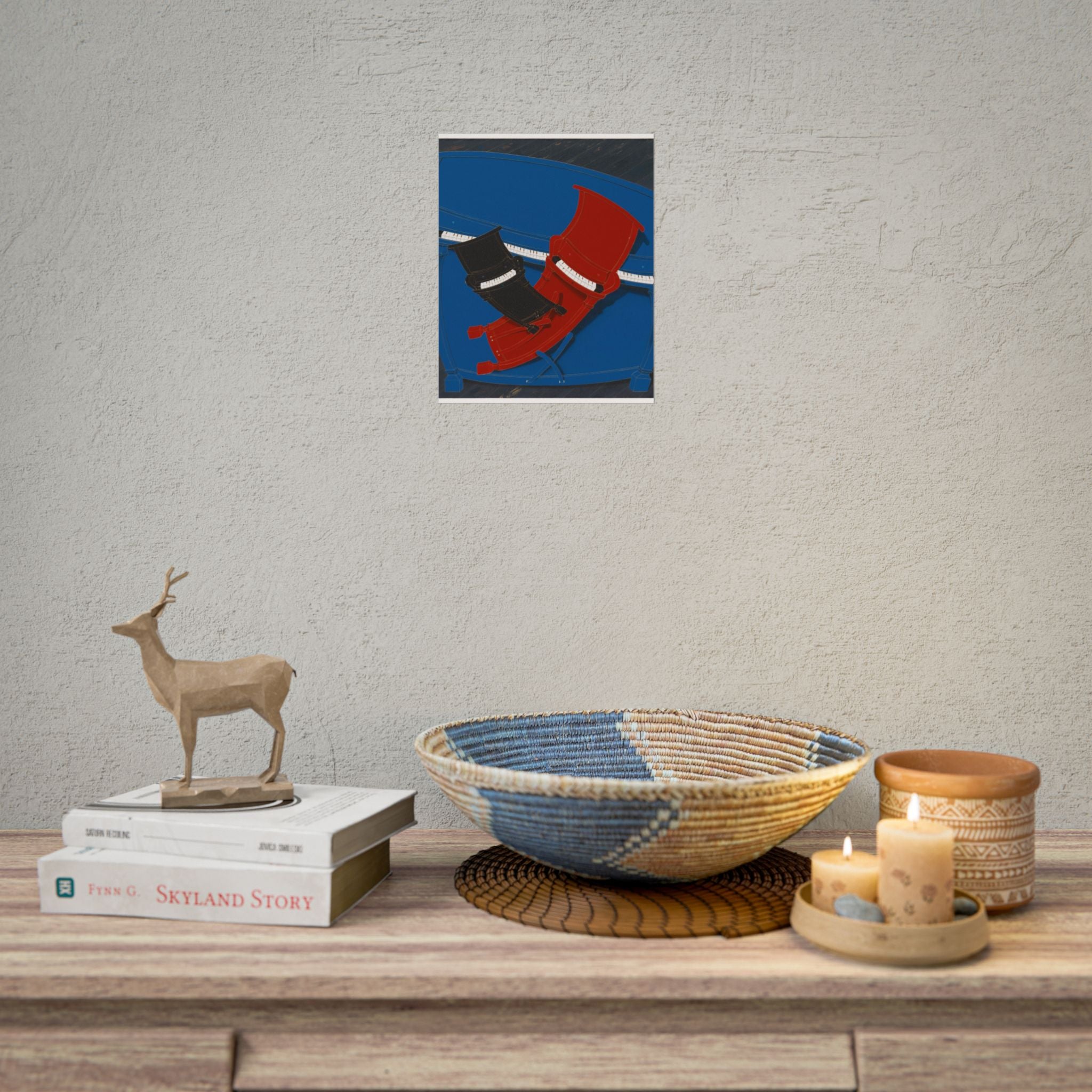 Piano  Art Poster,  Chinese Contemporary artist - Canvas Print - Artwork for new home