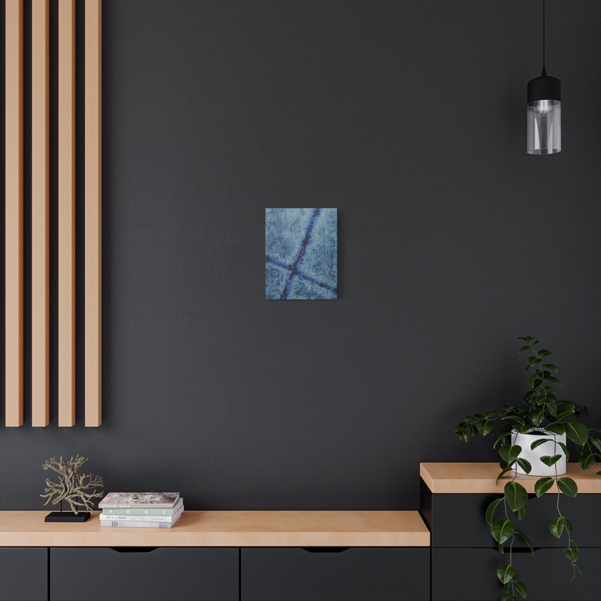 YU - 012720 - Abstract Wall Art by Asian Artist Contemporary Home Decor Print-Neutral Modern Art for Living Room or Bedroom