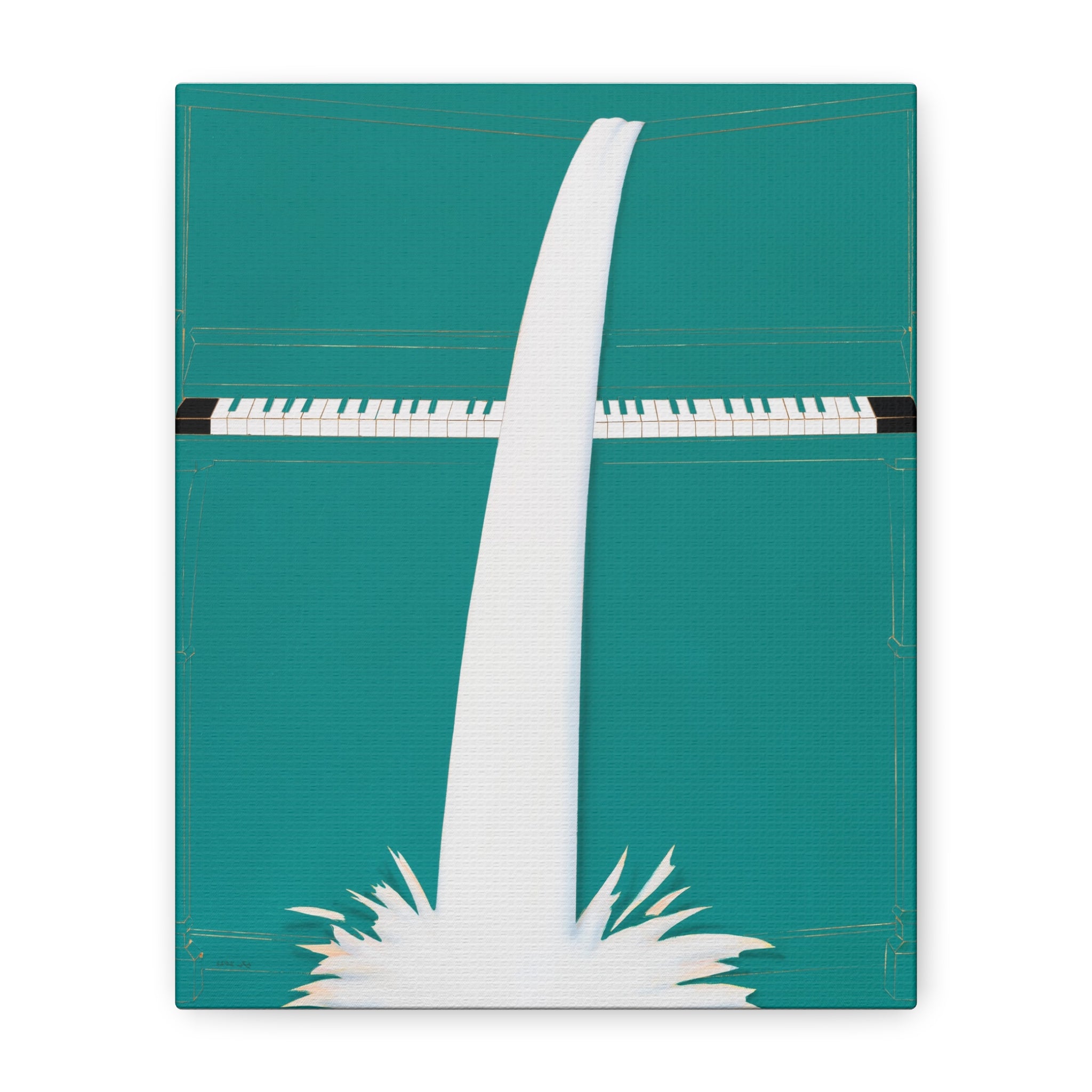 Piano - Chinese Contemporary artist - Canvas Print - Artwork for new home