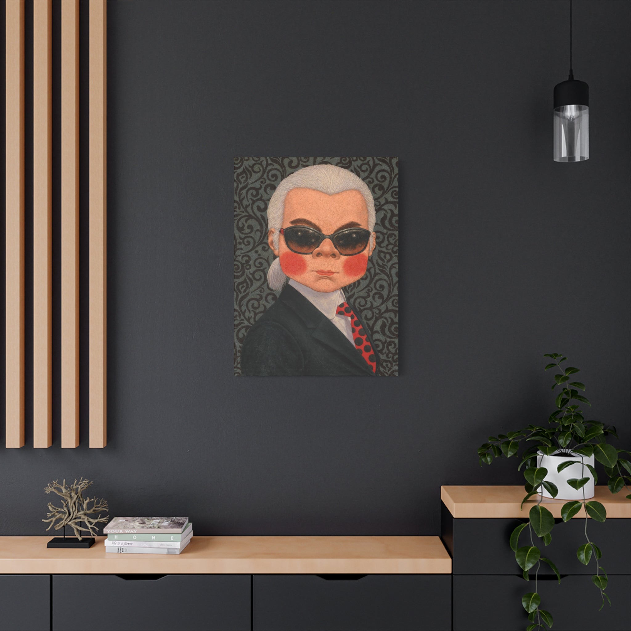 Karl Lagerfeld - Thailand Contemporary artist - Canvas Print - Artwork for new home