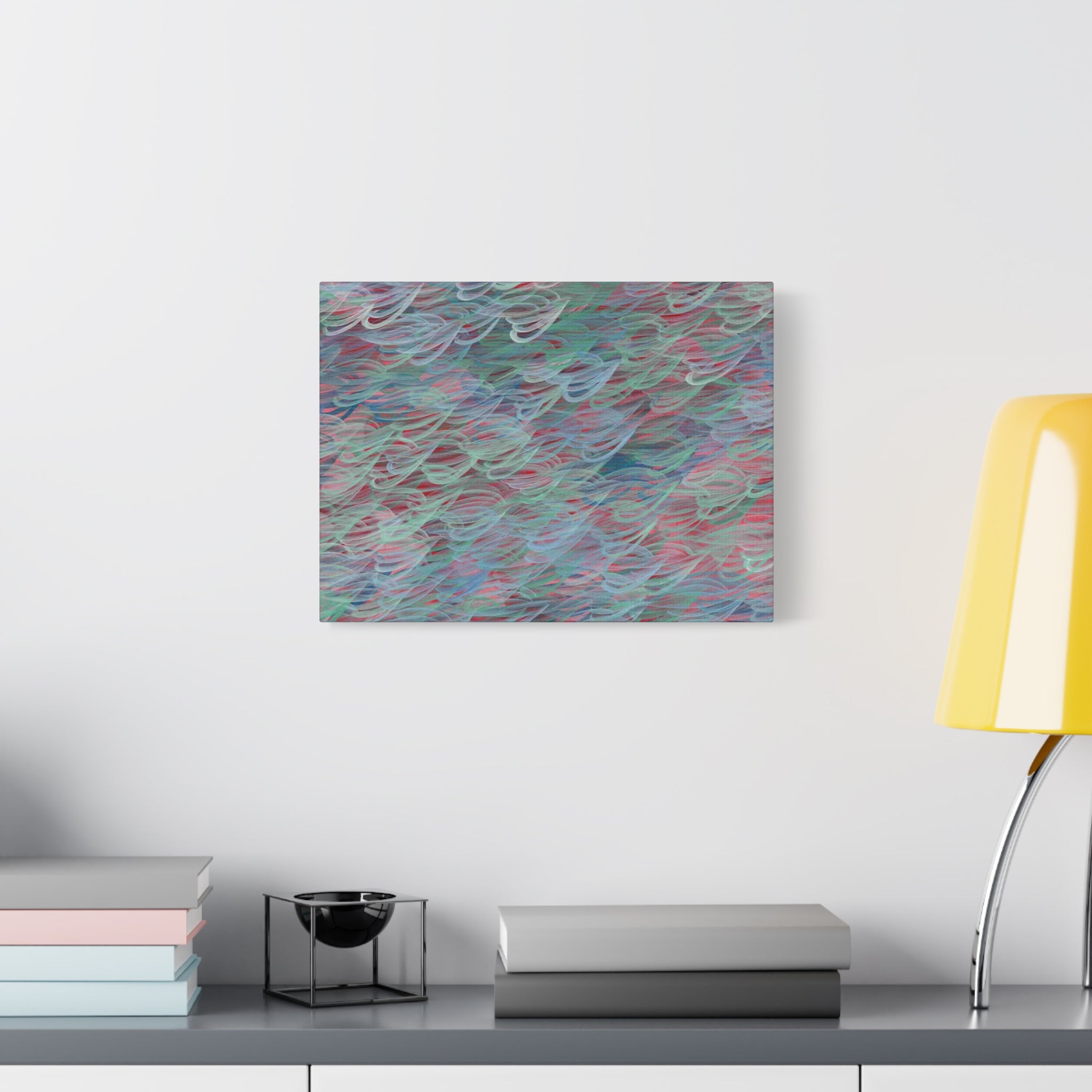Feathered Dust - 090225 - Abstract Wall Art by Asian Artist Contemporary Home Decor Print-Neutral Modern Art for Living Room or Bedroom