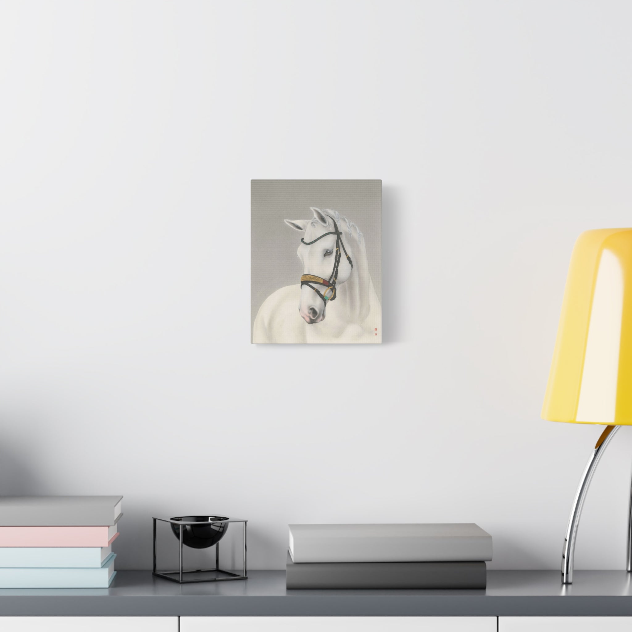 Horse -  Chinese  Contemporary watercolor painting - Canvas Print - Gift for year of Horse