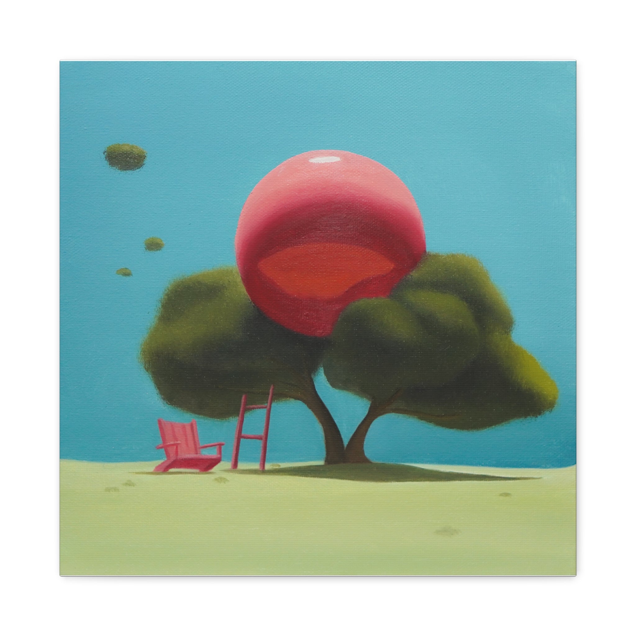 Dream of Greenland -  Contemporary Abstract Canvas Print  Young Asian Artist
