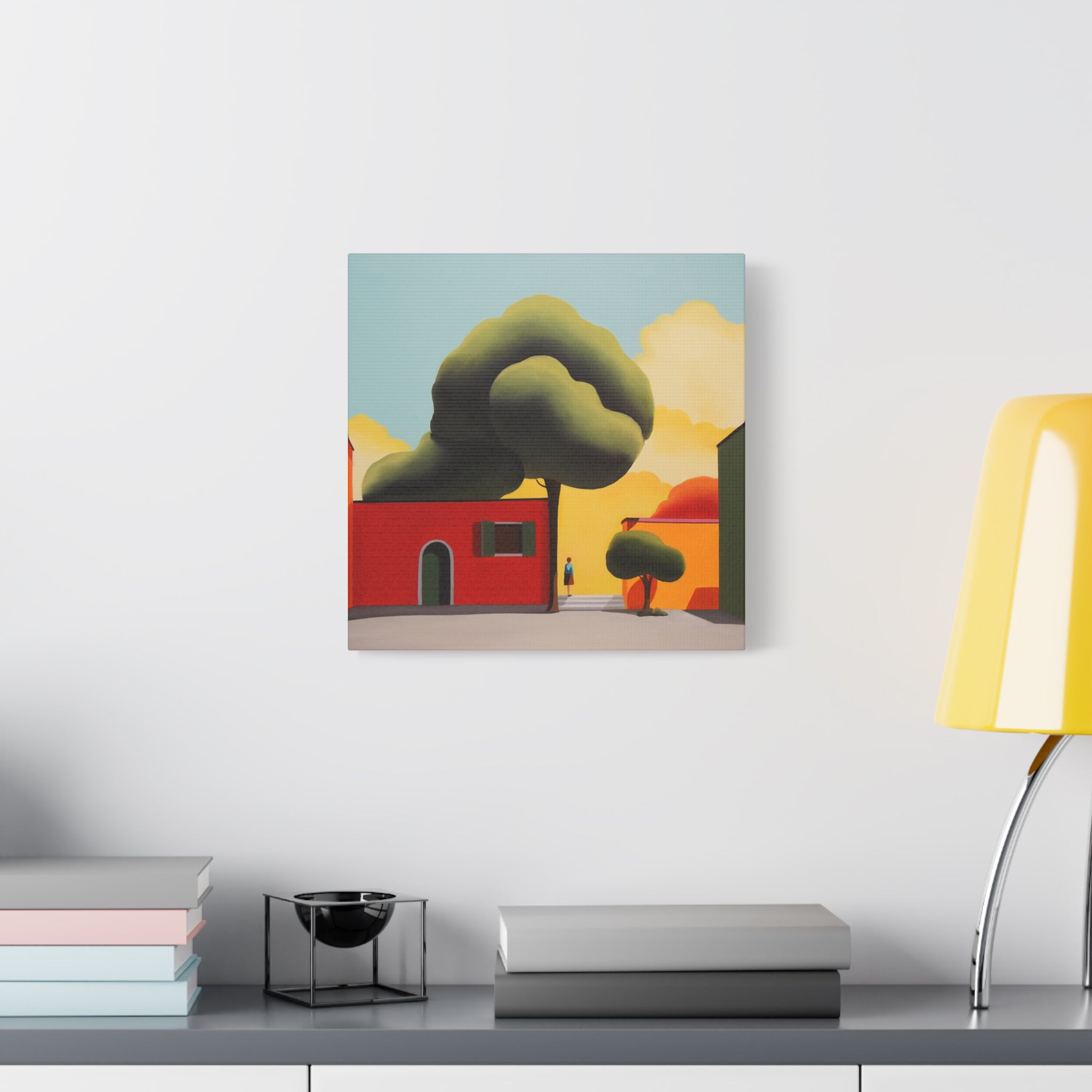 Summer Tree -  Contemporary Abstract Canvas Print  Young Asian Artist