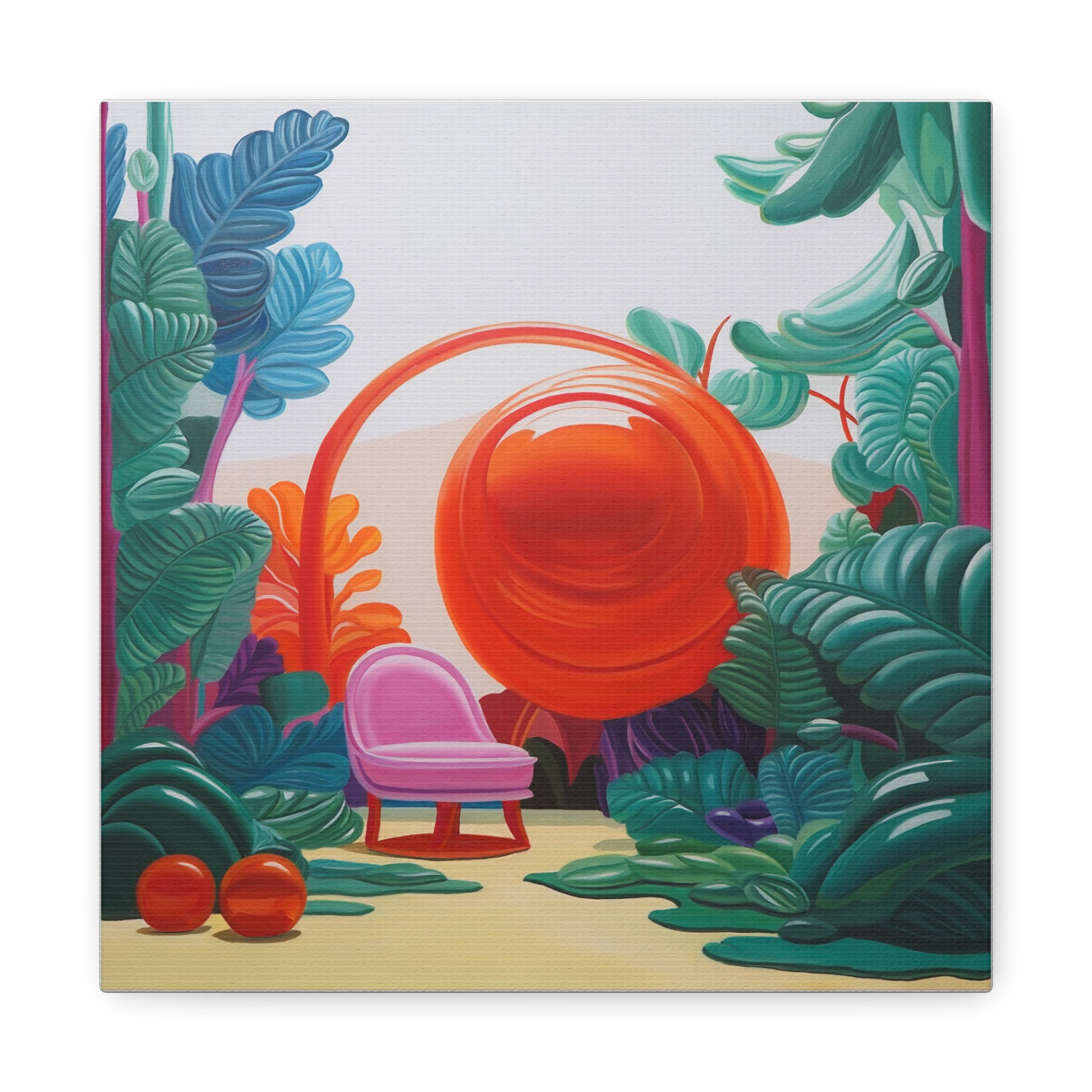 Paradise 1 -  Contemporary Abstract Canvas Print  Young Asian Artist