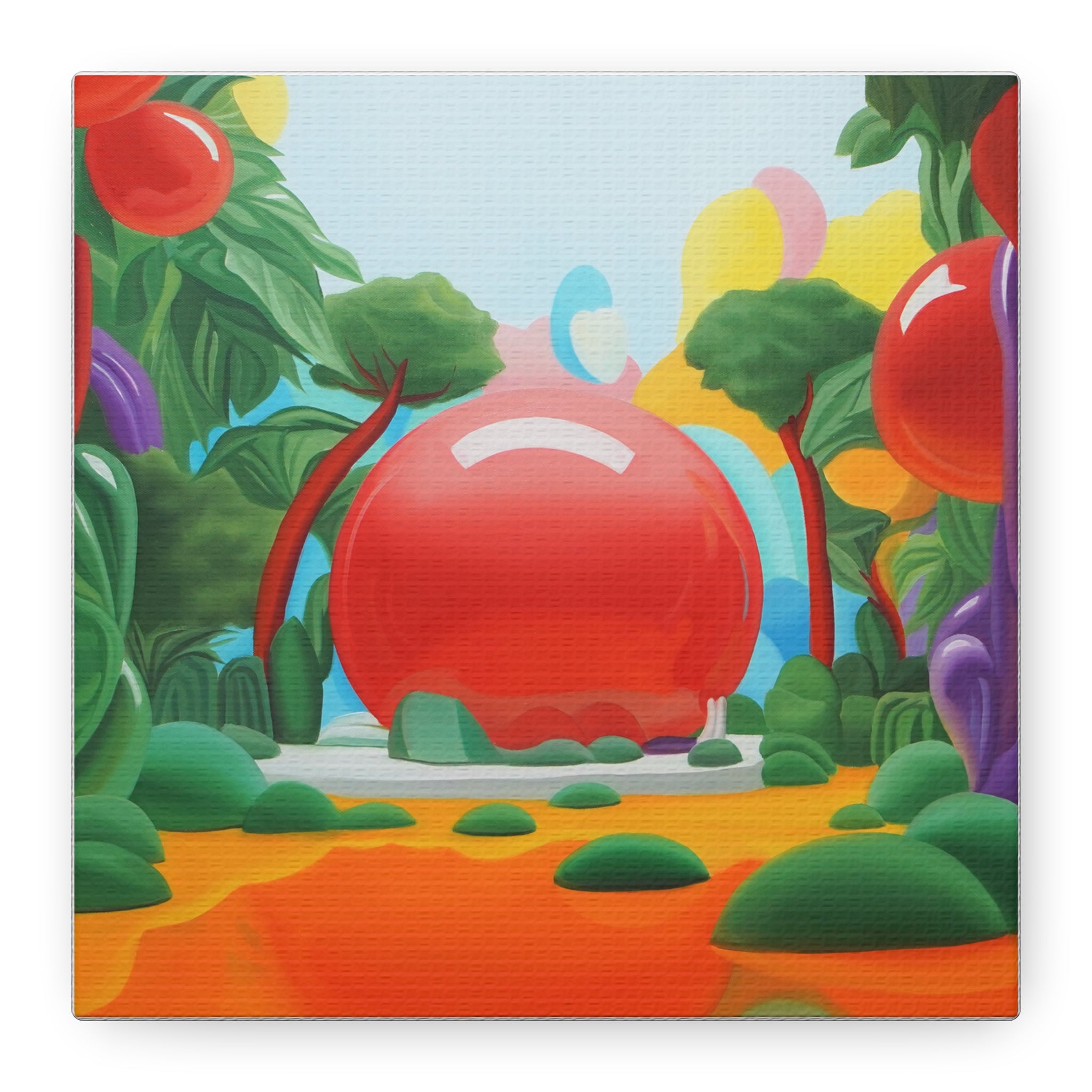 Secret Garden 4 -  Contemporary Abstract Canvas Print  Young Asian Artist