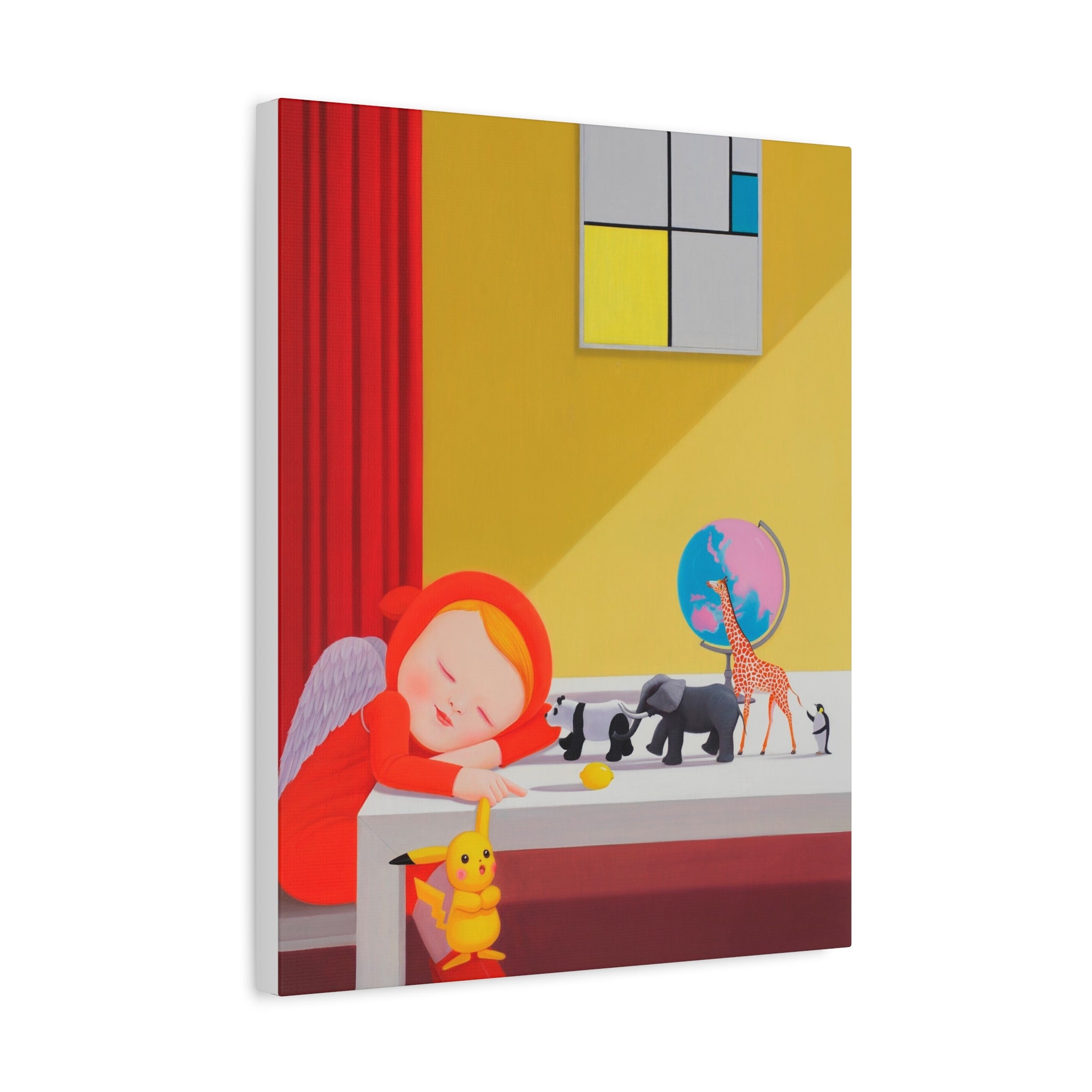 Little Girl - Chinese  Contemporary artist - Canvas Print - Artwork for kids