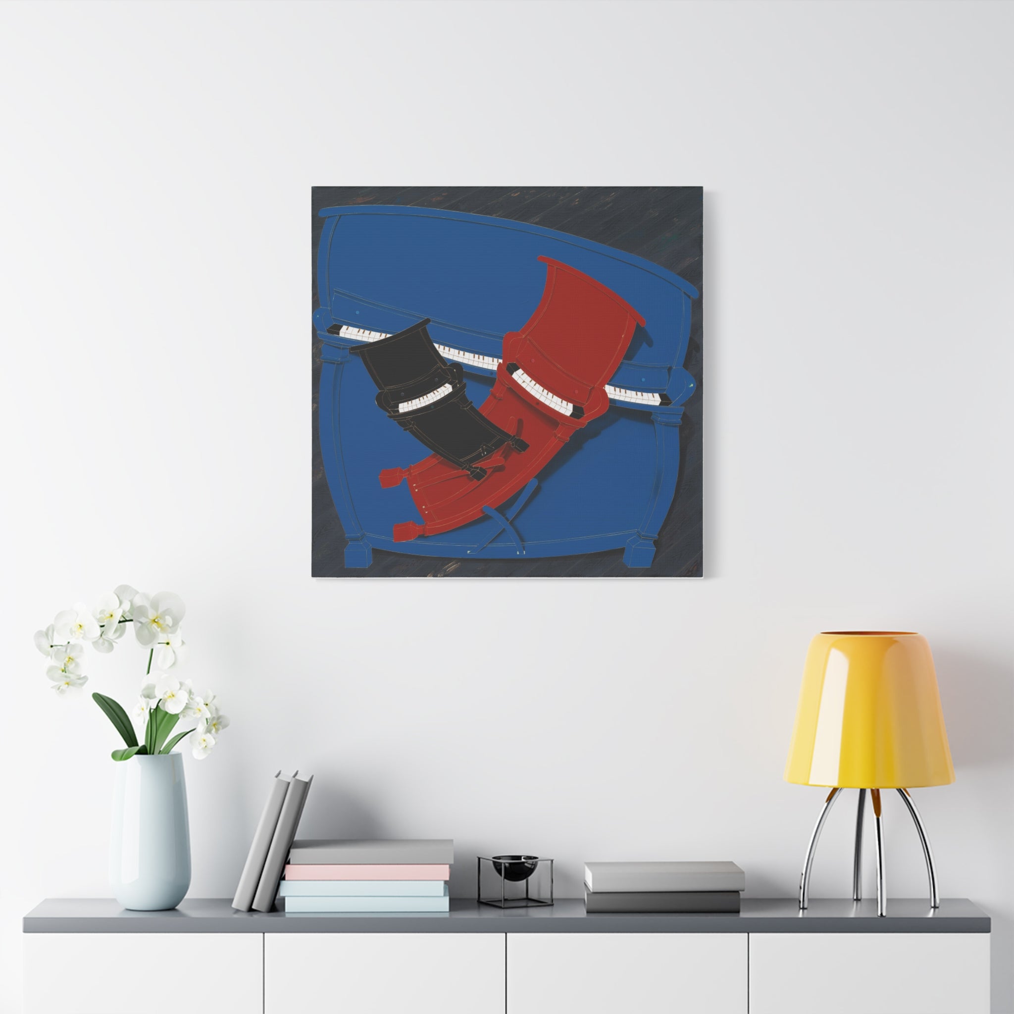 Piano - Chinese Contemporary artist - Canvas Print - Artwork for new home