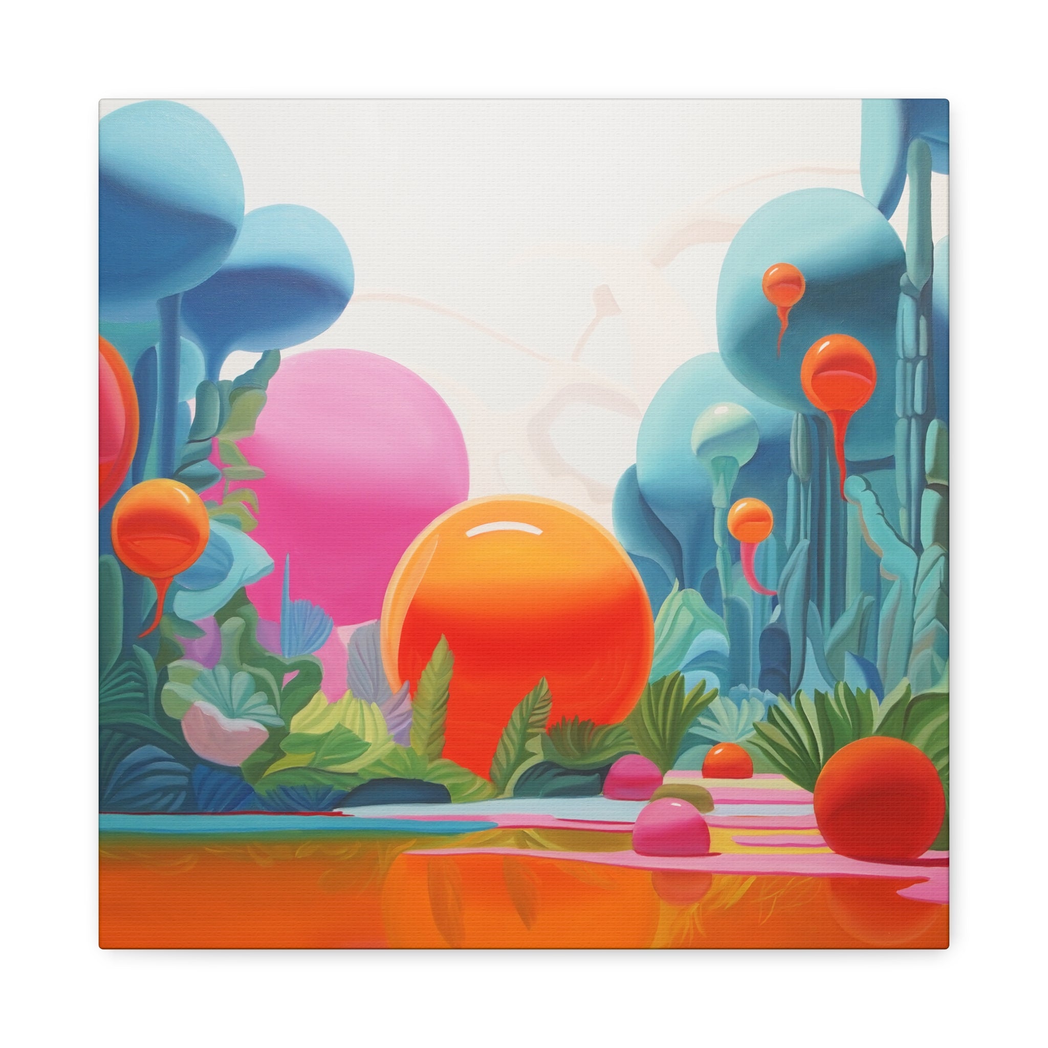Paradise 5 -  Contemporary Abstract Canvas Print  Young Asian Artist Christmas Gift