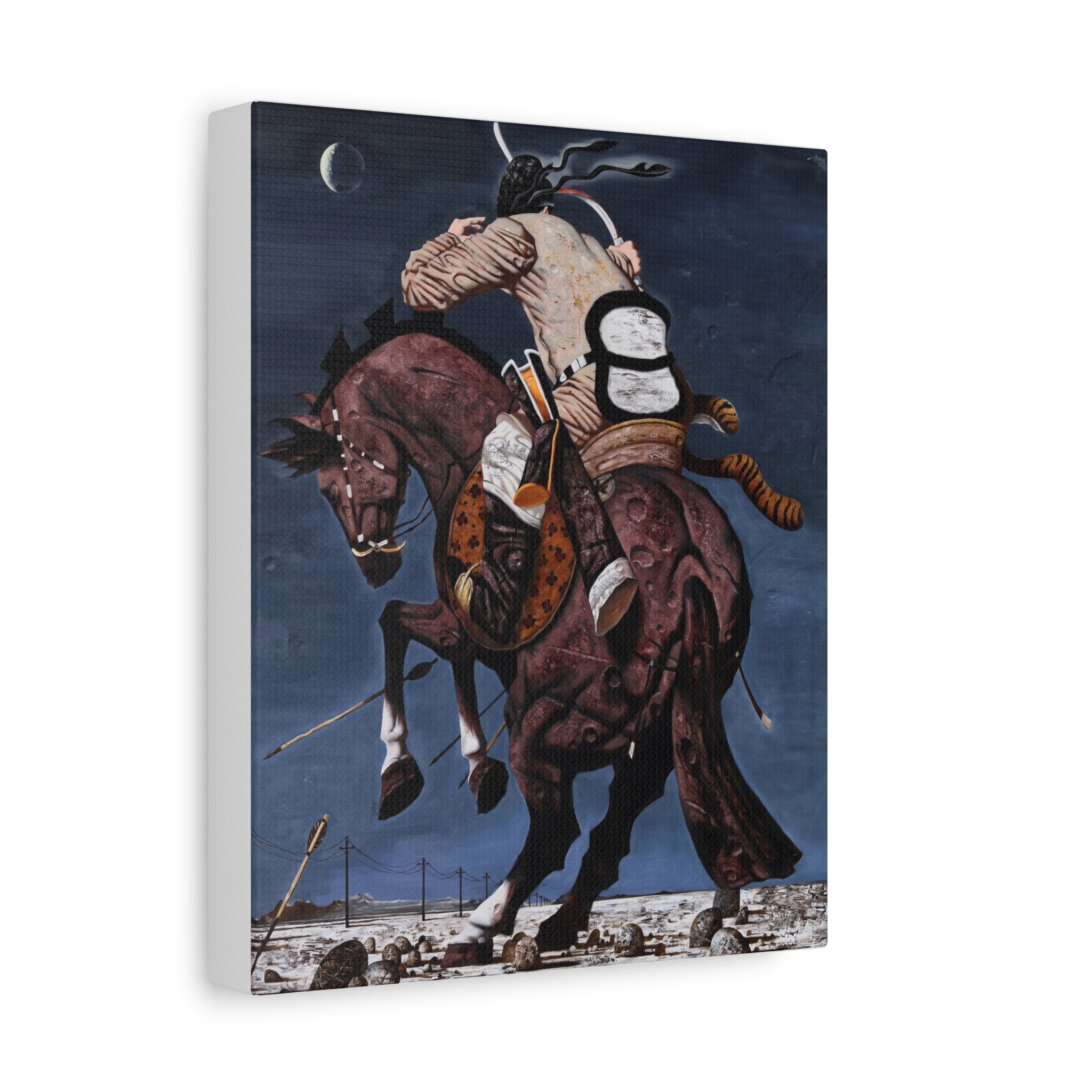 Fight - Chinese Contemporary Artist Canvas Print