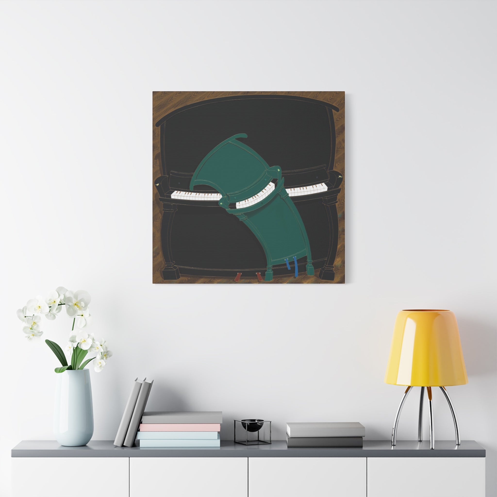 Piano - Chinese Contemporary artist - Canvas Print - Artwork for new home