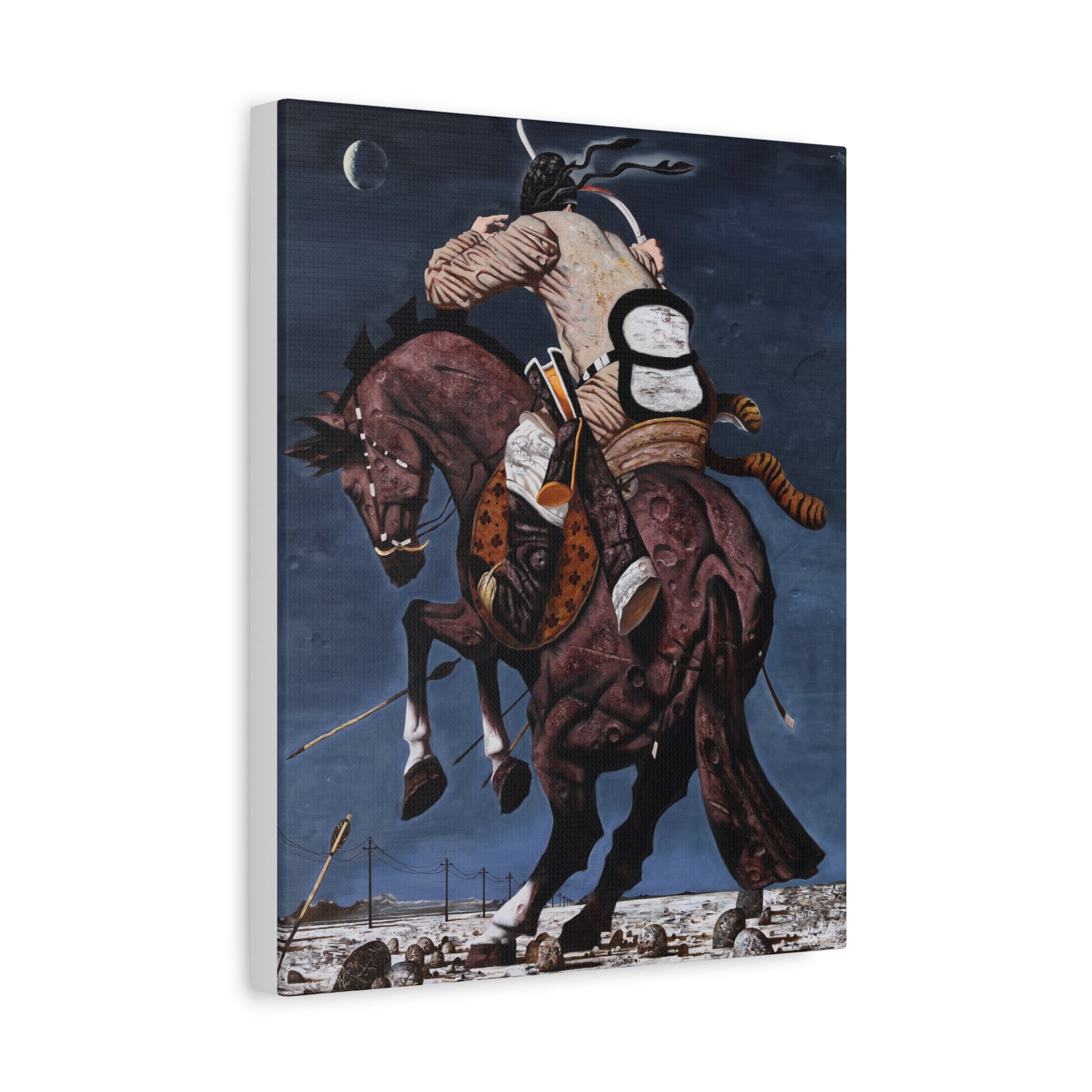 Fight - Chinese Contemporary Artist Canvas Print