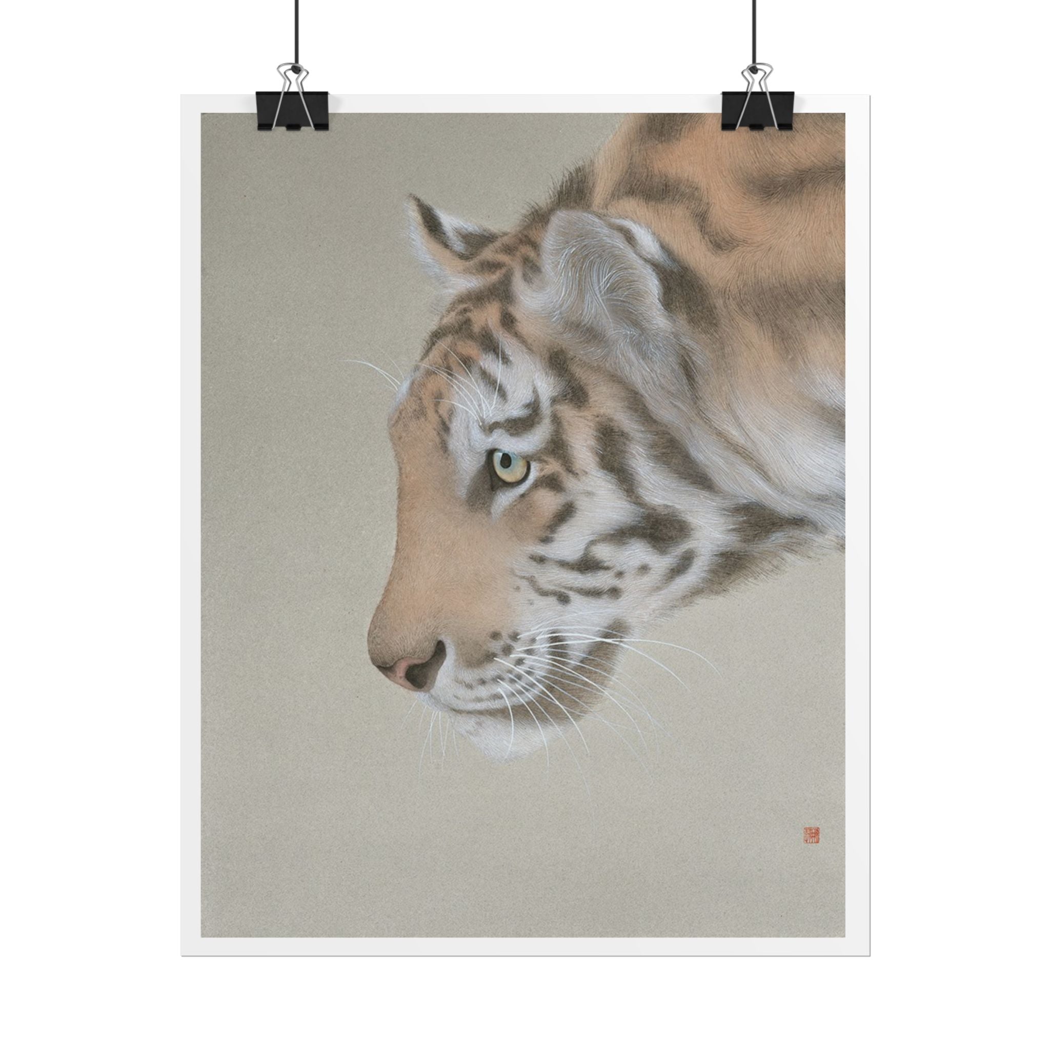 The King Art Poster, Cute Animal Decor, Christmas Wall Art, Kids Room Decoration, Gift for Animal Lovers