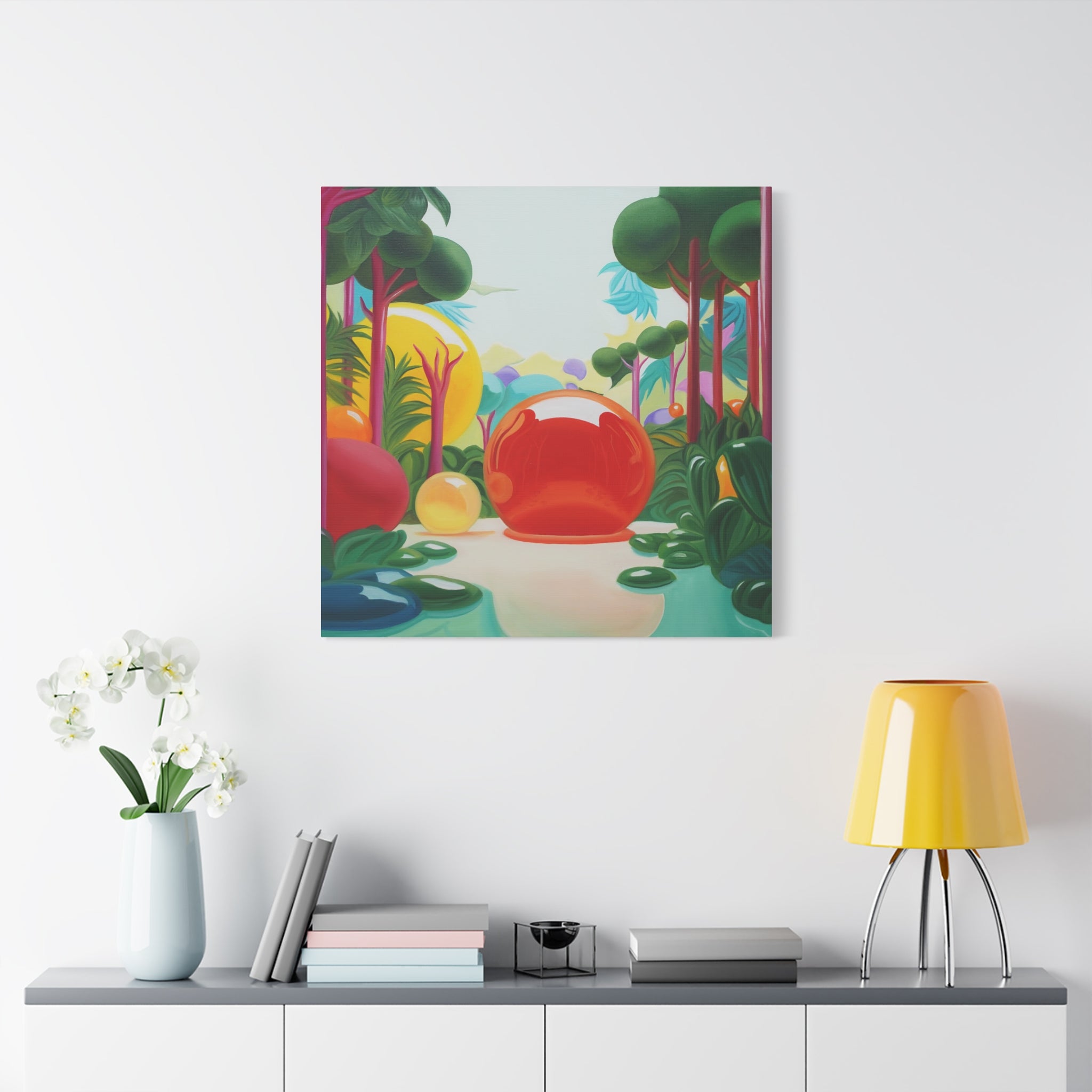 Secret Garden 3 -  Contemporary Abstract Canvas Print  Young Asian Artist