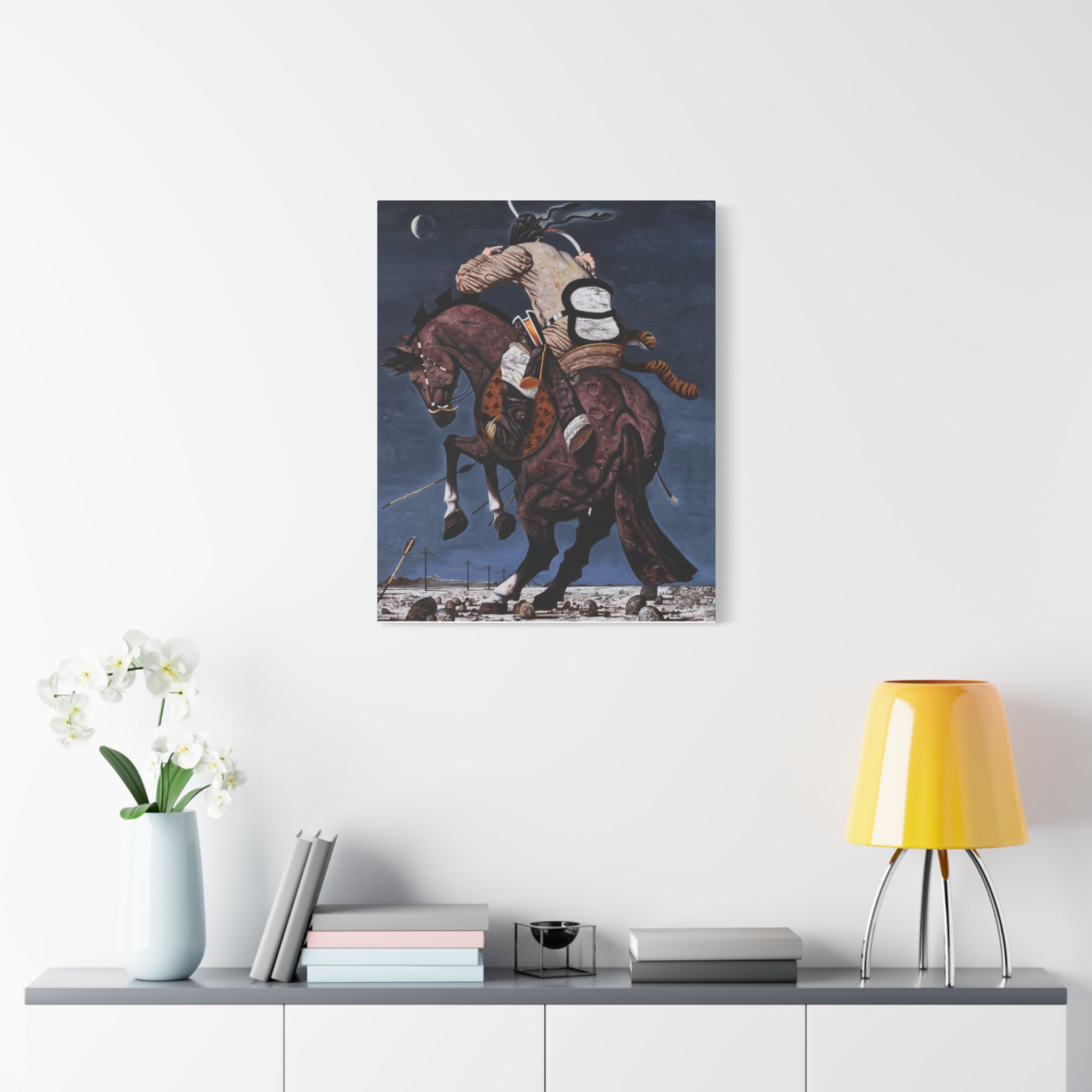 Fight - Chinese Contemporary Artist Canvas Print