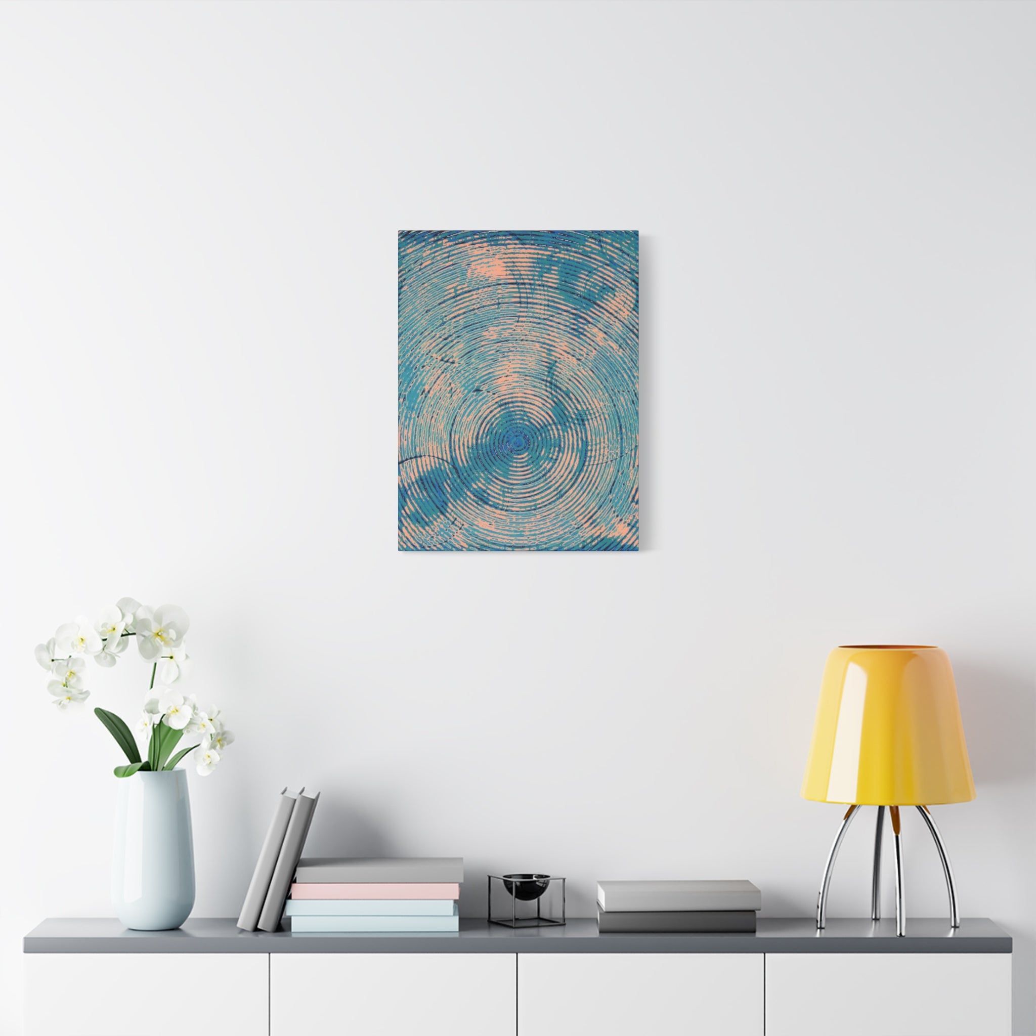YU - 101123 - Abstract Wall Art by Asian Artist Contemporary Home Decor Print-Neutral Modern Art for Living Room or Bedroom