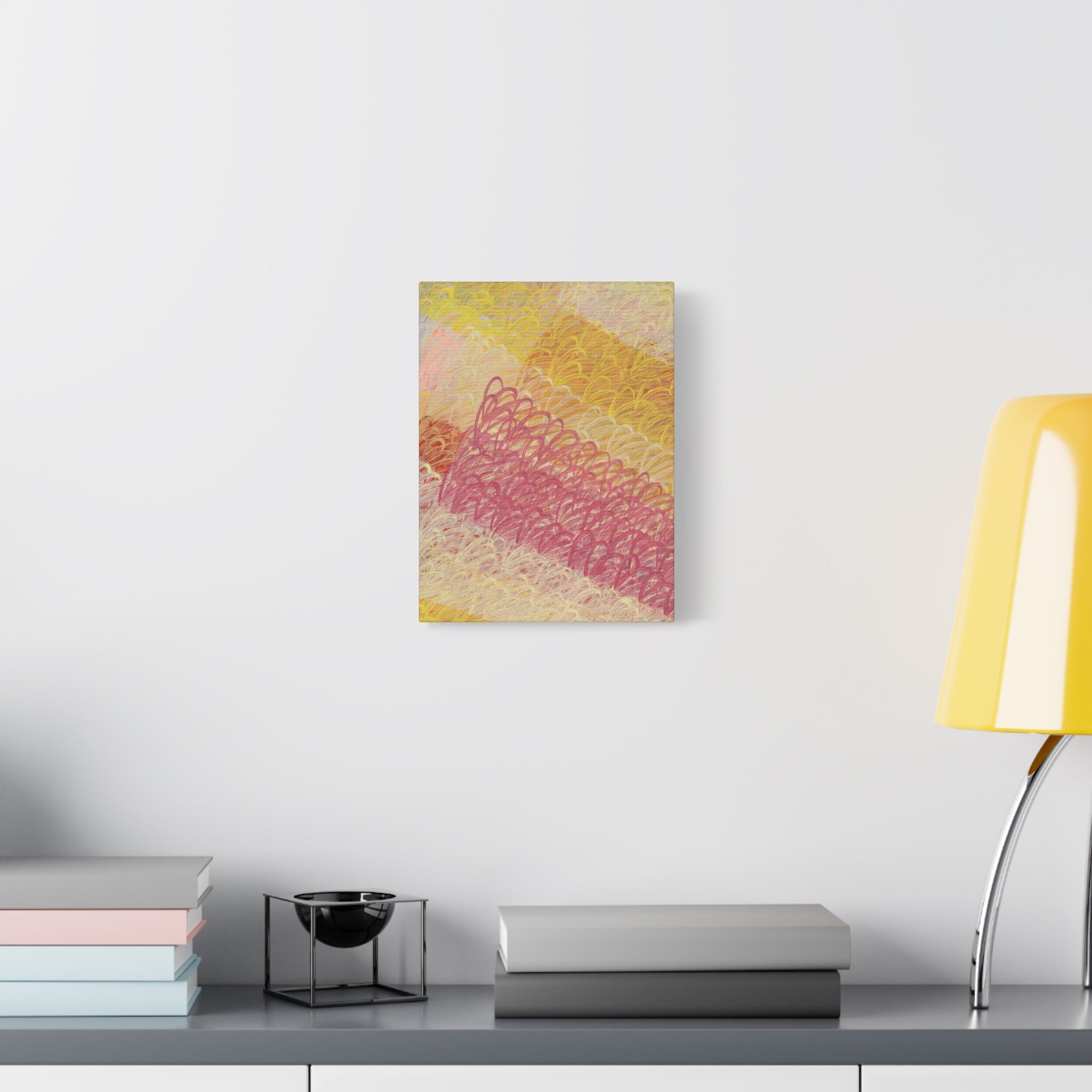 Feathered Dust - 261024 - Abstract Wall Art by Asian Artist Contemporary Home Decor Print-Neutral Modern Art for Living Room or Bedroom