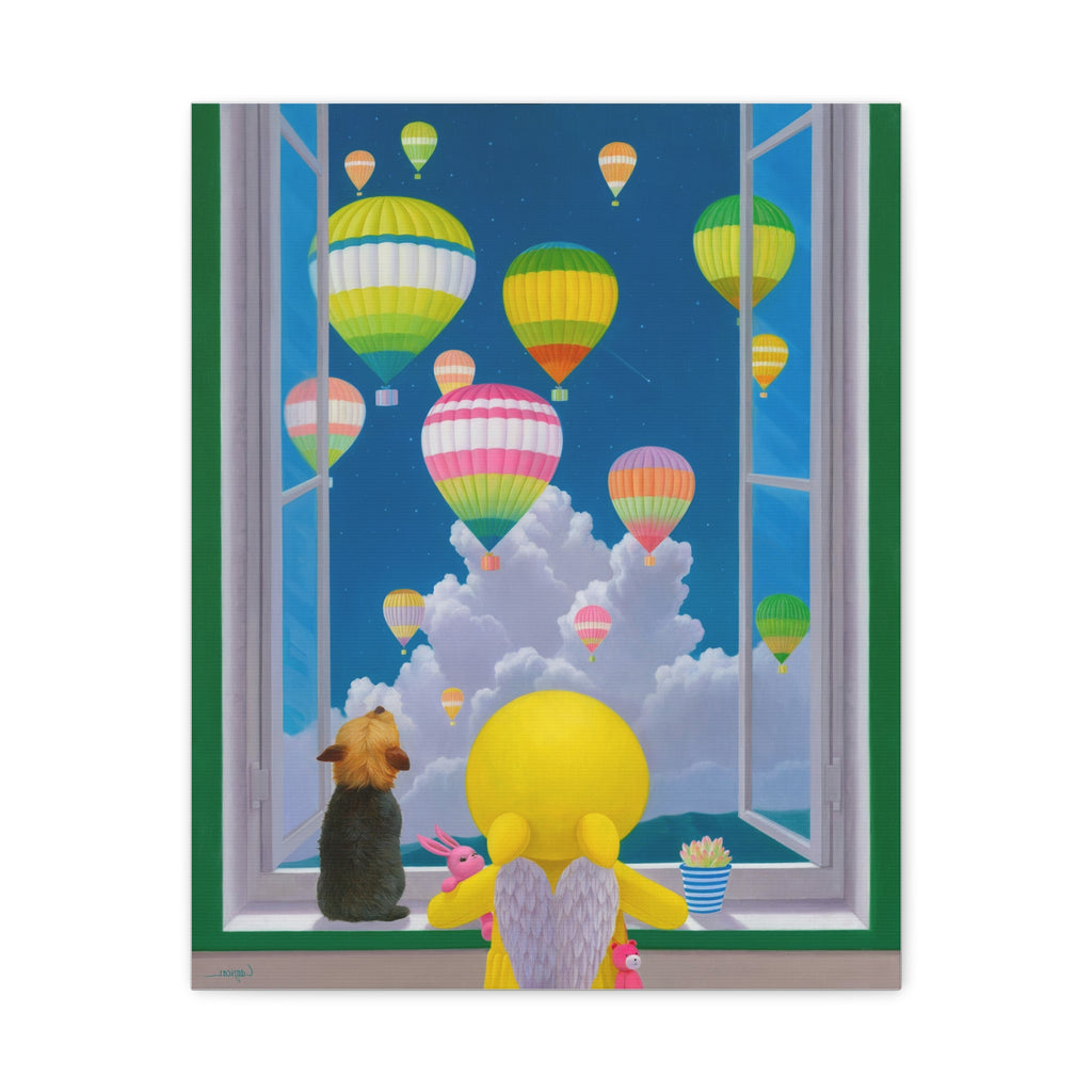 Dreams in the Sky - Chinese Contemporary artist - Canvas Print - Artwork for kids