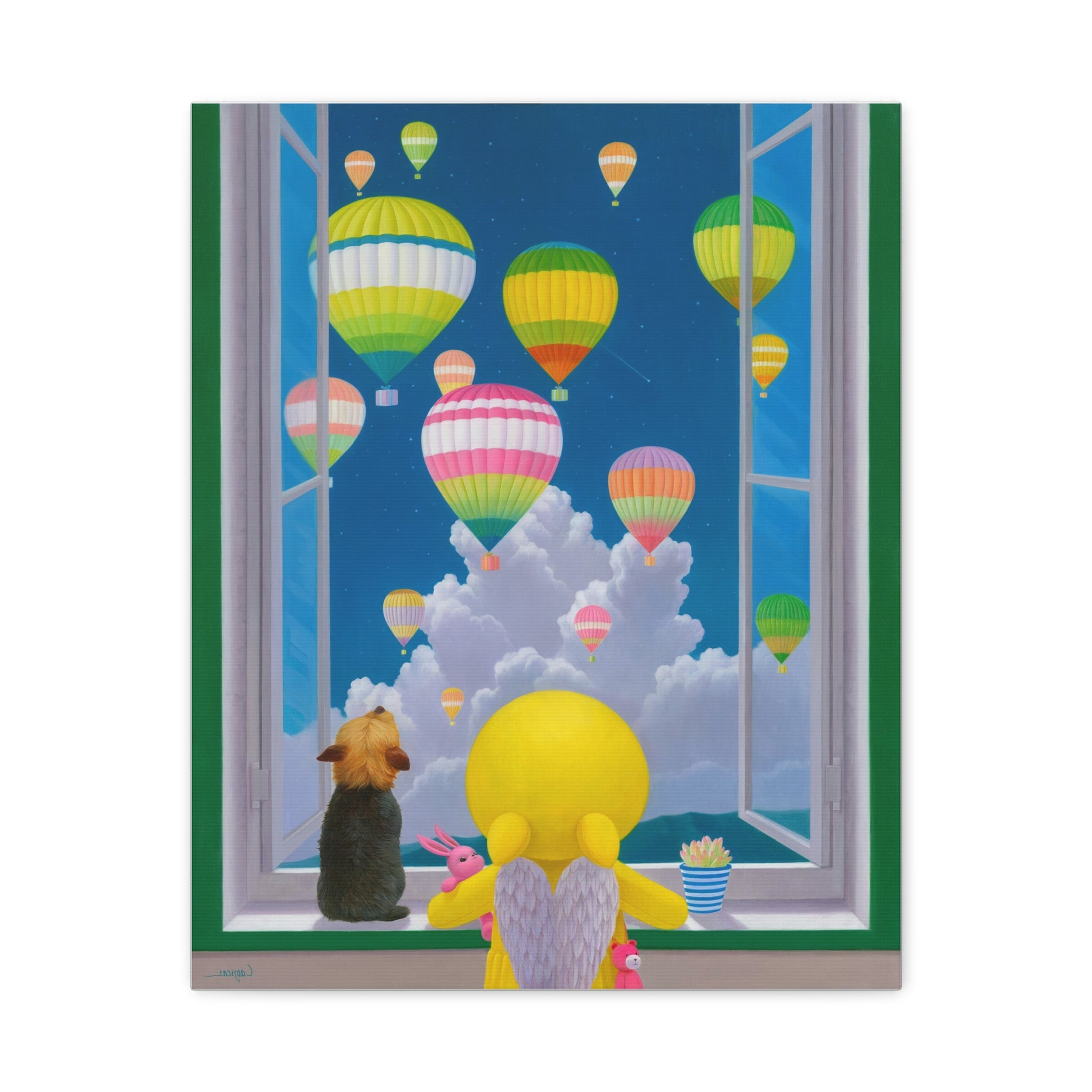 Dreams in the Sky - Chinese Contemporary artist - Canvas Print - Artwork for kids