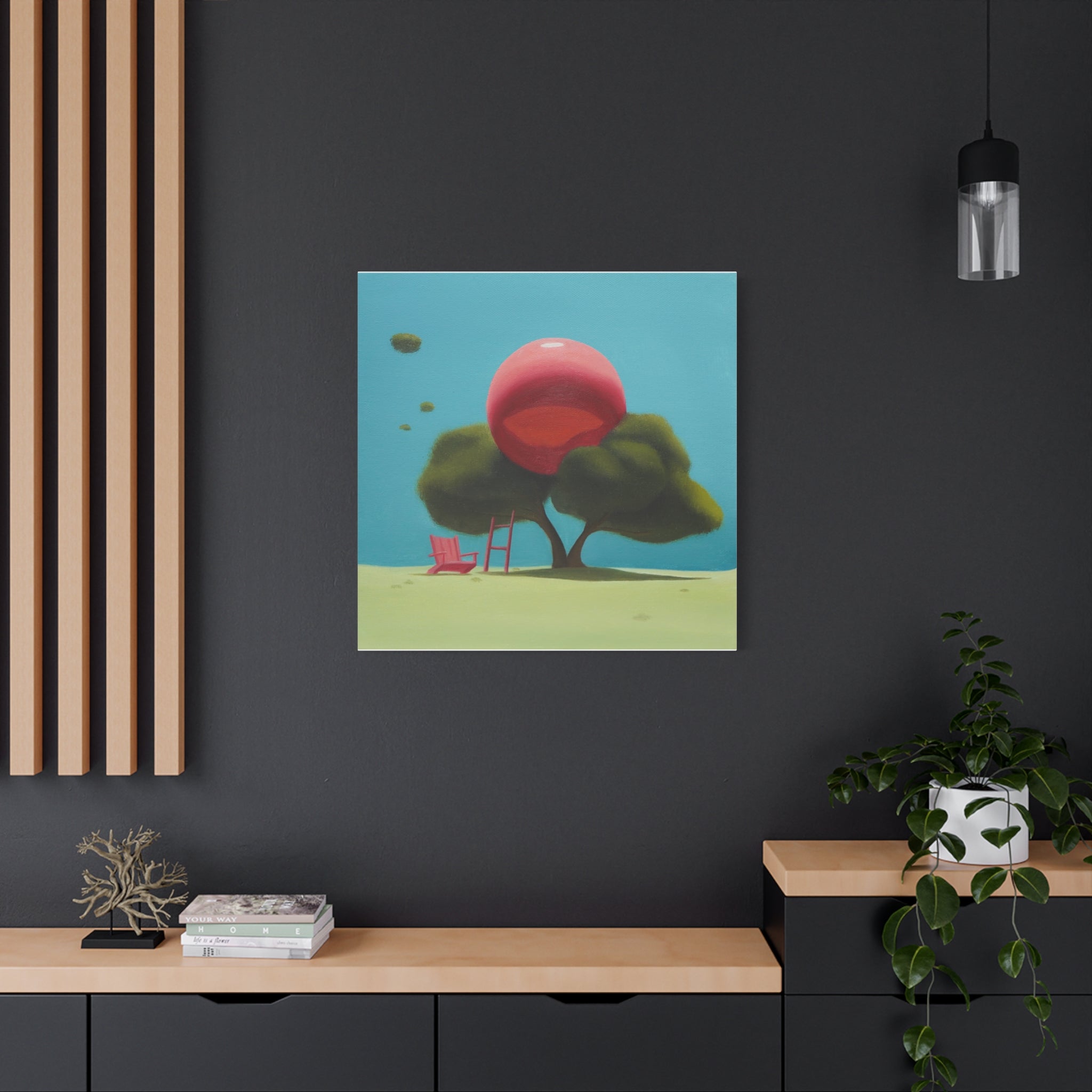 Dream of Greenland -  Contemporary Abstract Canvas Print  Young Asian Artist