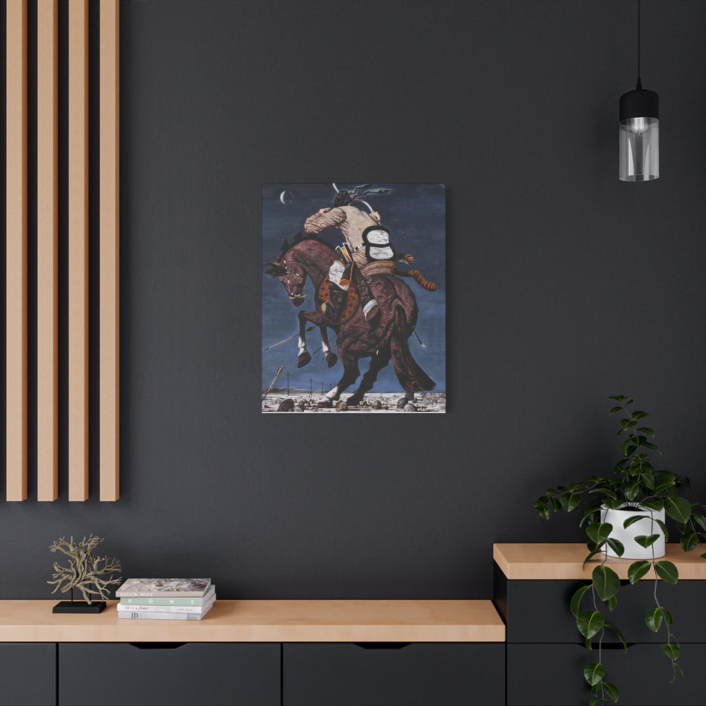 Fight - Chinese Contemporary Artist Canvas Print