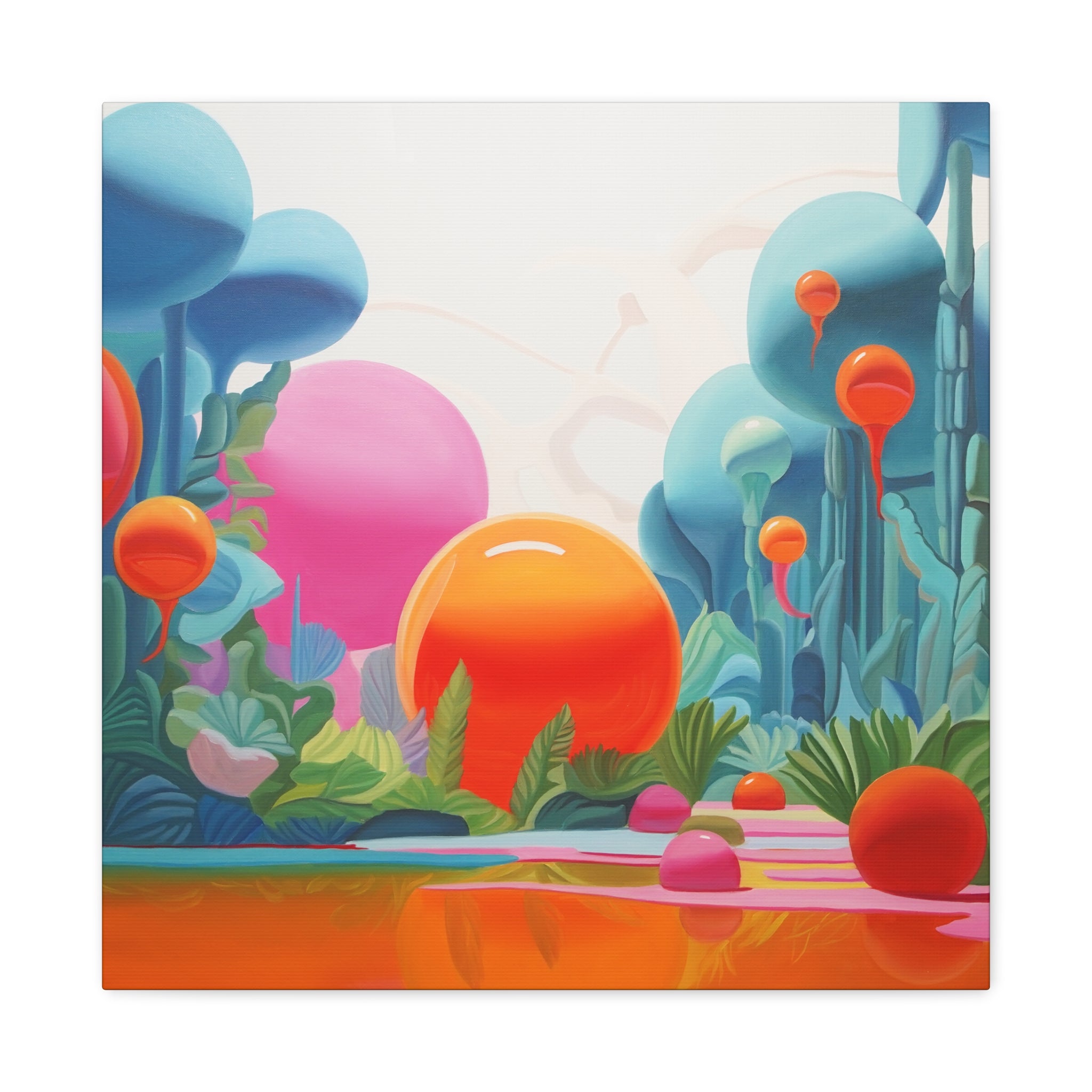 Paradise 5 -  Contemporary Abstract Canvas Print  Young Asian Artist Christmas Gift