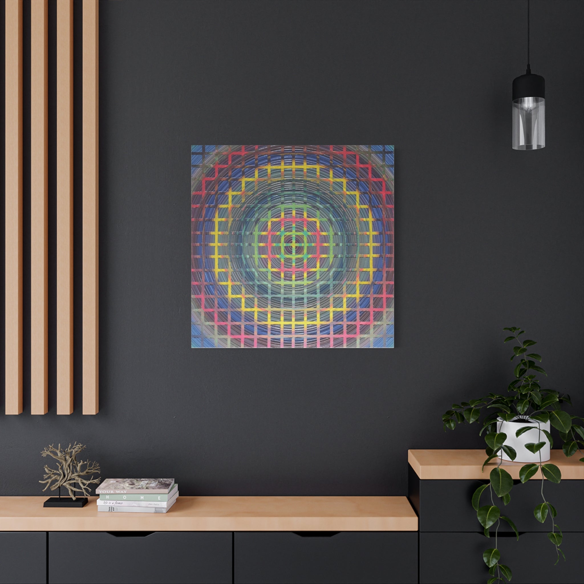 YU - 061922 - Abstract Wall Art by Asian Artist Contemporary Home Decor Print-Neutral Modern Art for Living Room or Bedroom