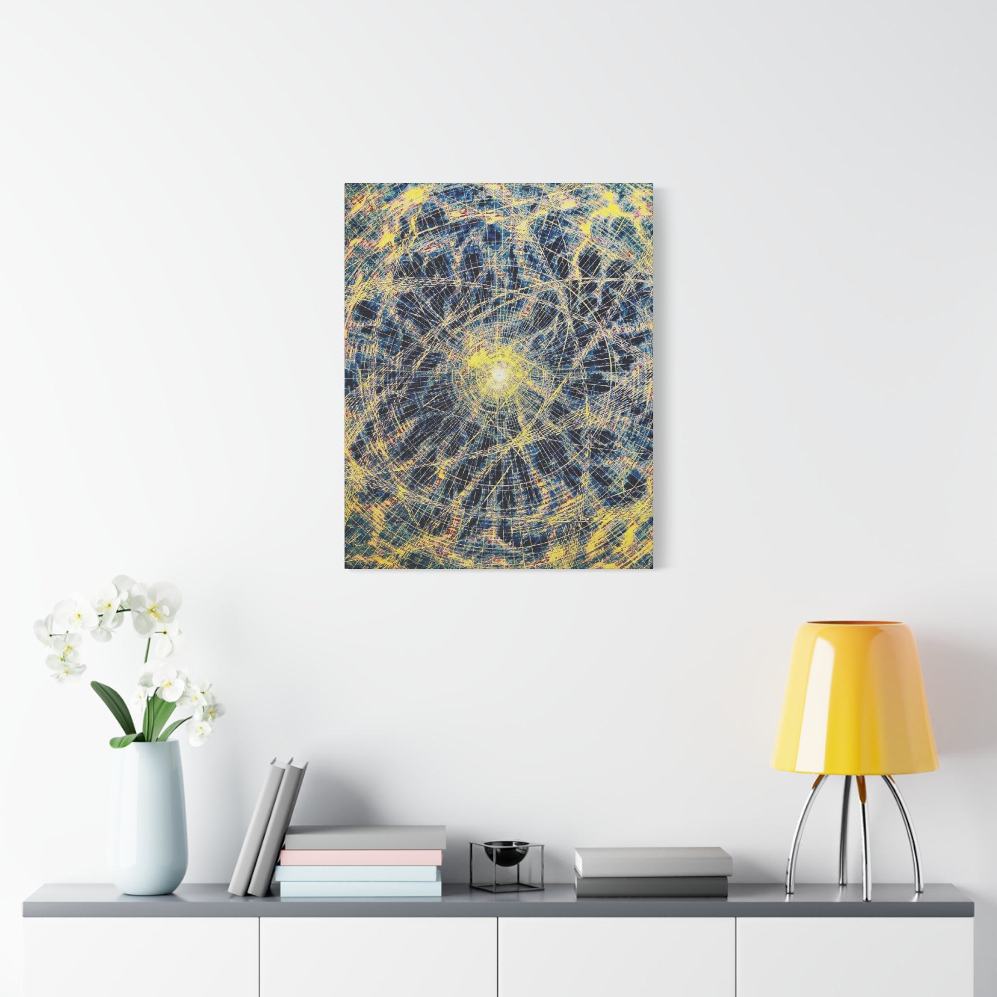 YU - 061124 - Abstract Wall Art by Asian Artist Contemporary Home Decor Print-Neutral Modern Art for Living Room or Bedroom