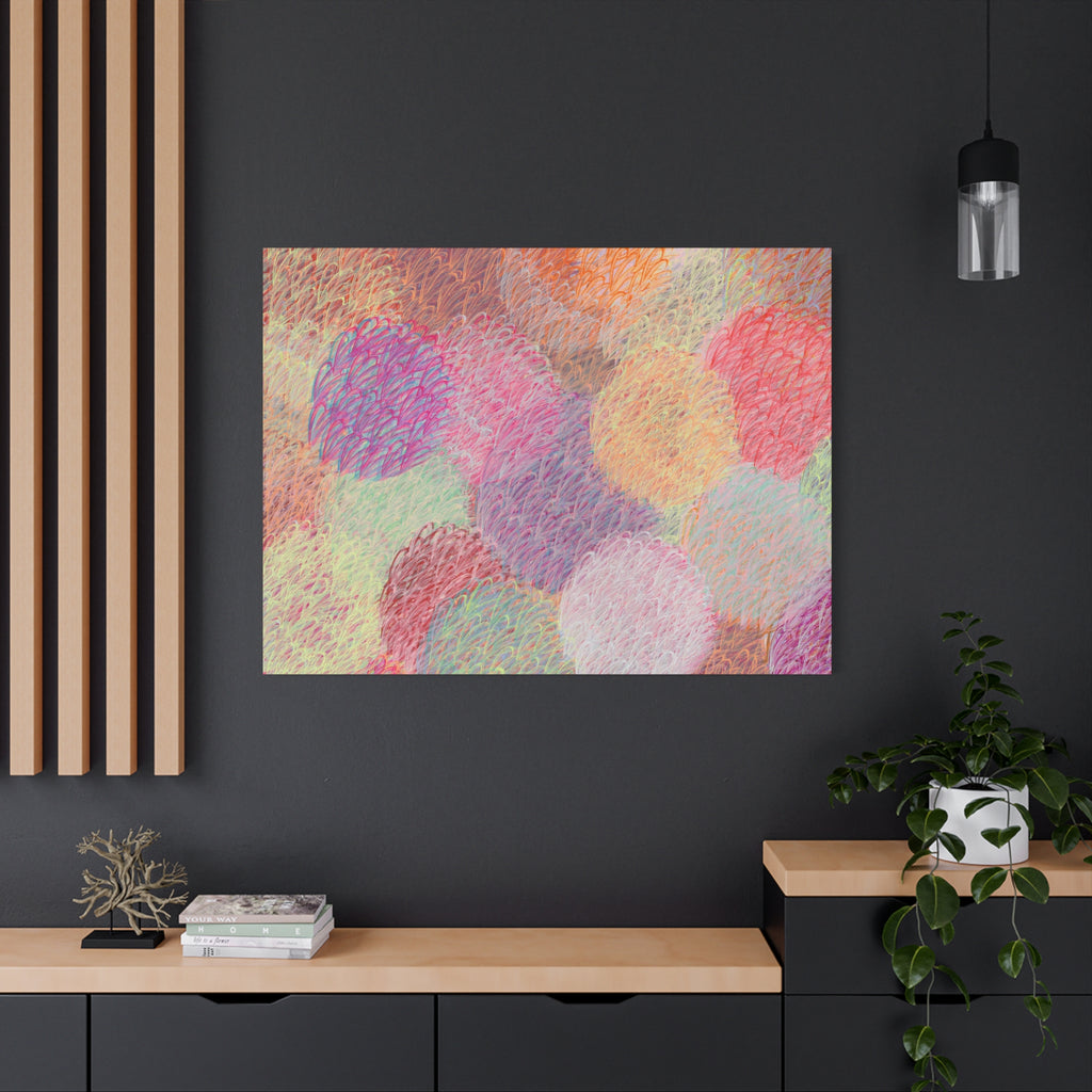 Feathered Dust - 140824 Abstract Wall Art by Asian Artist Contemporary Home Decor Print-Neutral Modern Art for Living Room or Bedroom