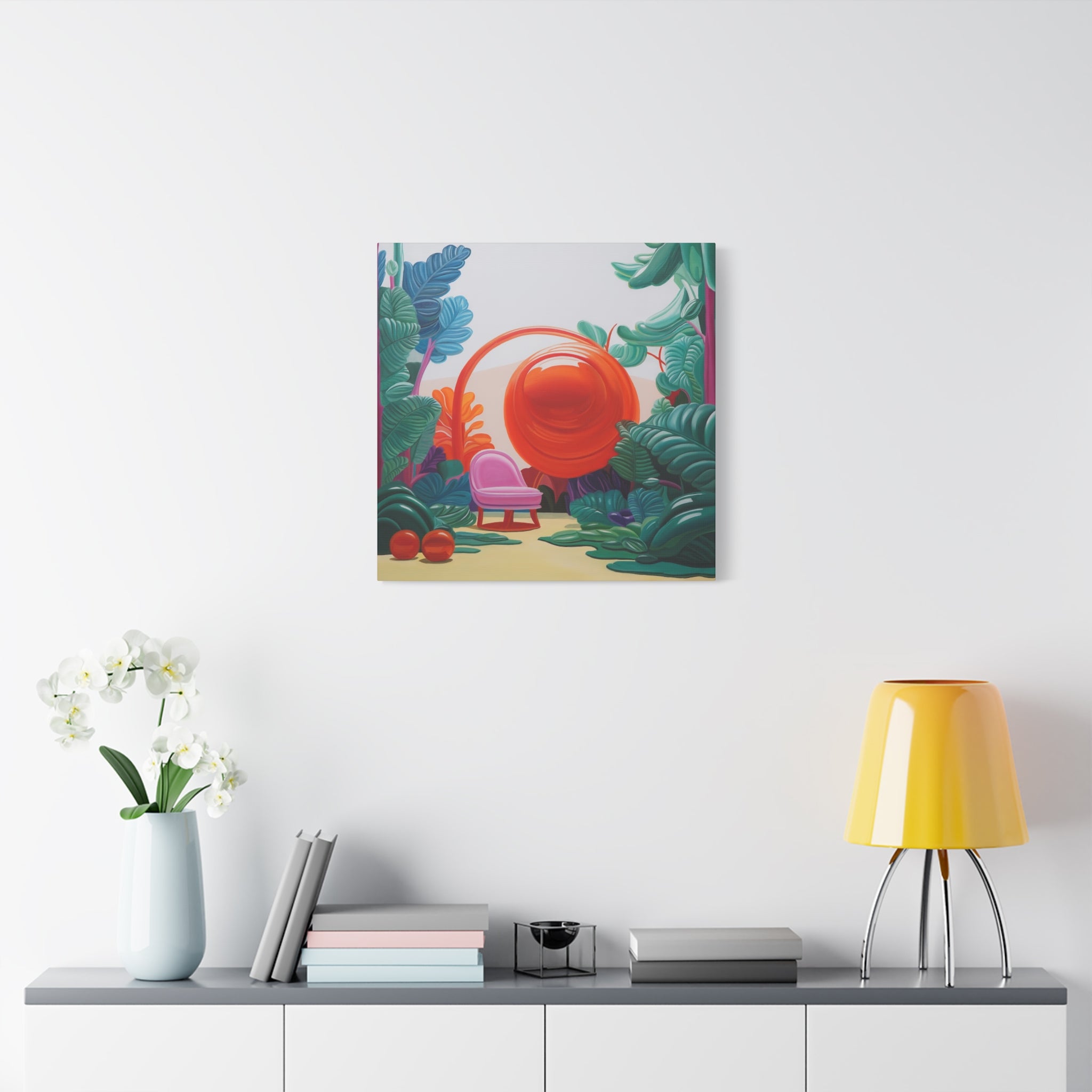 Paradise 1 -  Contemporary Abstract Canvas Print  Young Asian Artist