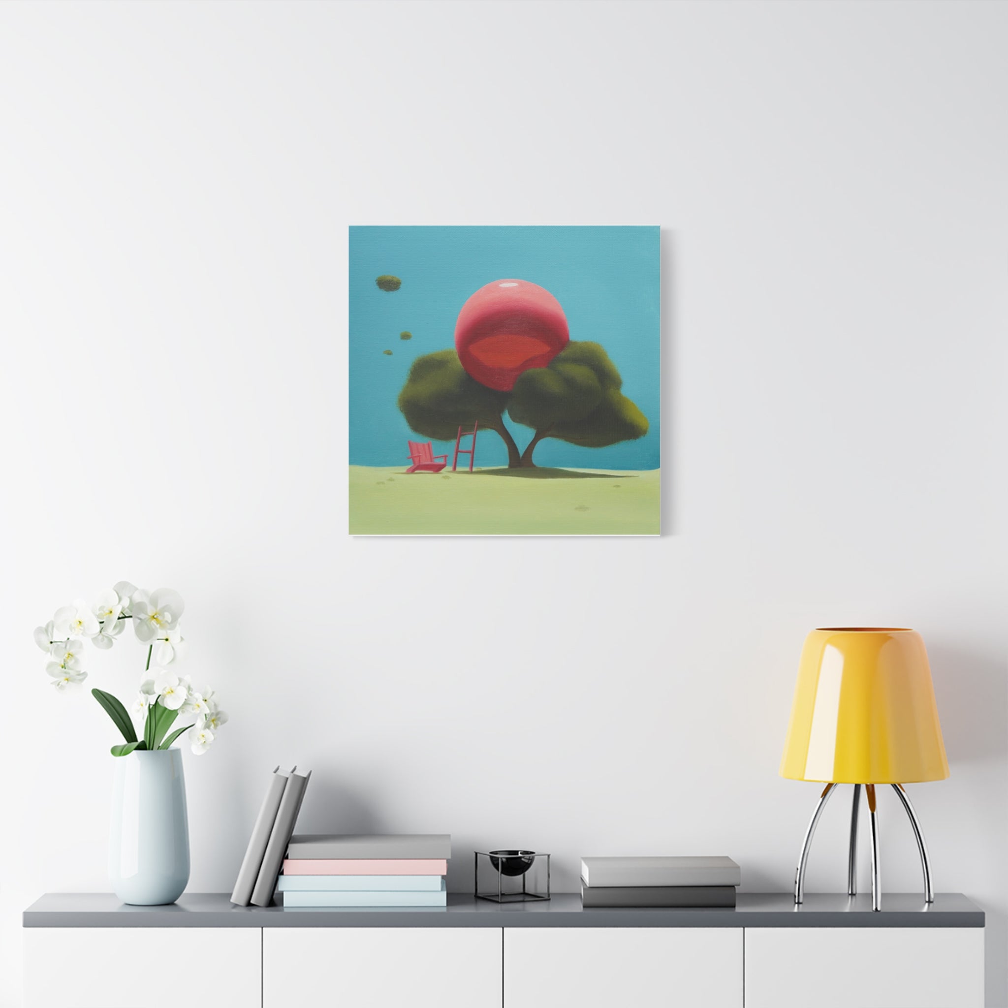 Dream of Greenland -  Contemporary Abstract Canvas Print  Young Asian Artist
