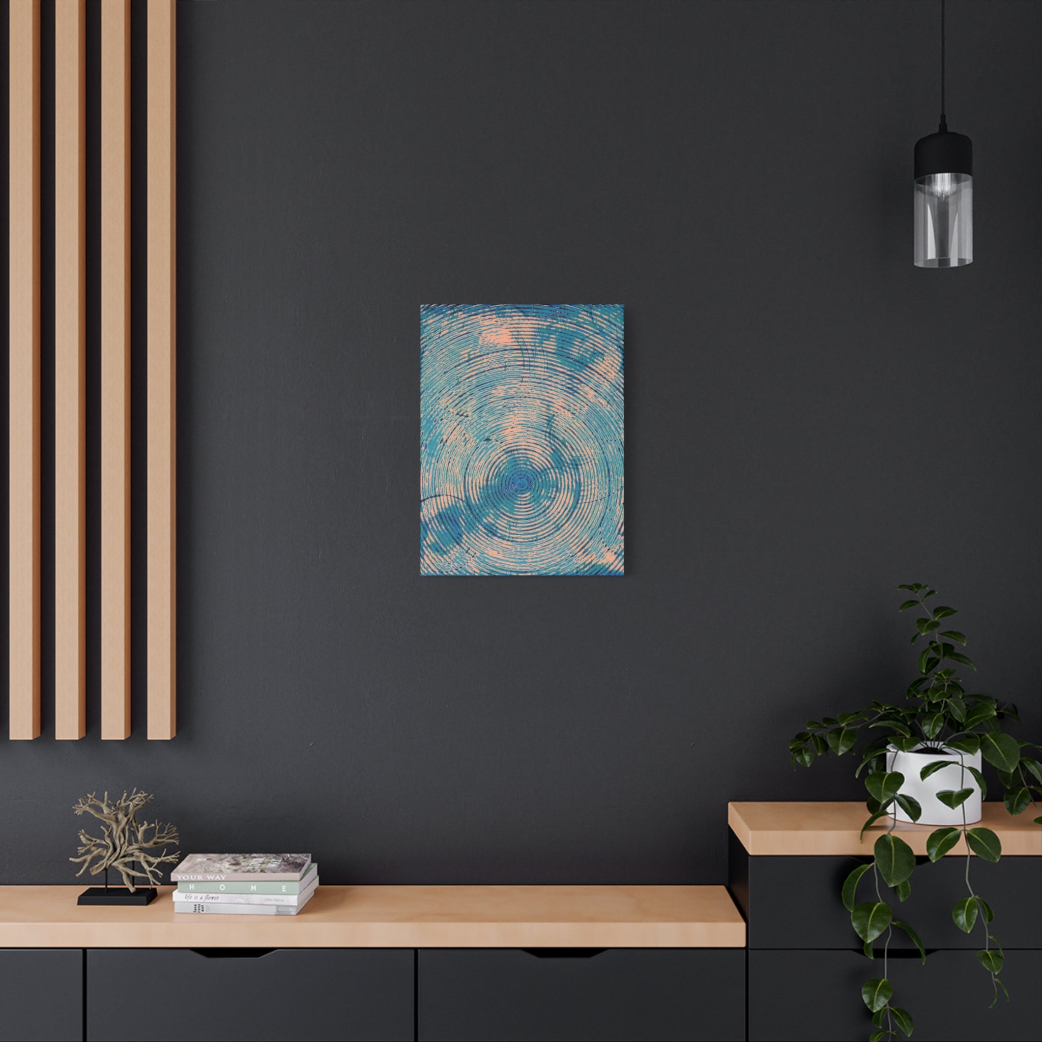 YU - 101123 - Abstract Wall Art by Asian Artist Contemporary Home Decor Print-Neutral Modern Art for Living Room or Bedroom