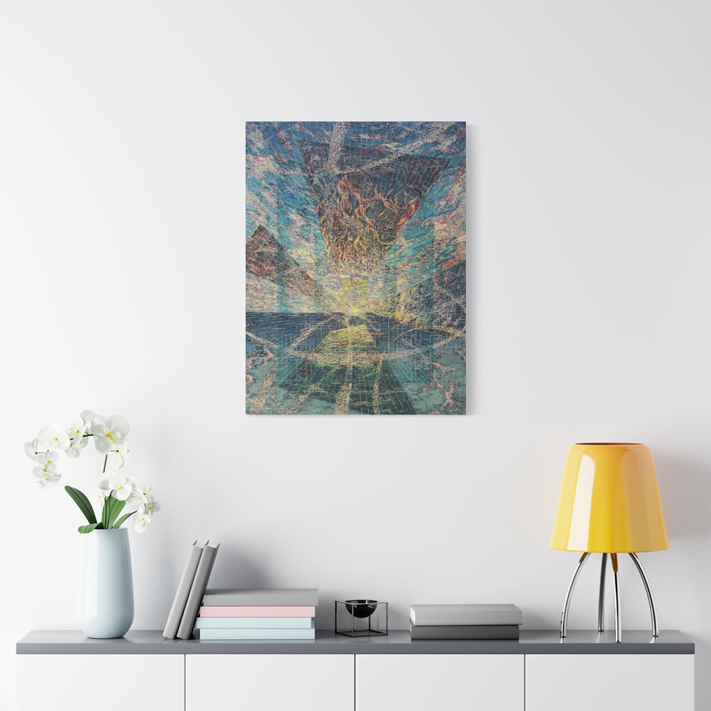 YU - 082119 - Abstract Wall Art by Asian Artist Contemporary Home Decor Print-Neutral Modern Art for Living Room or Bedroom