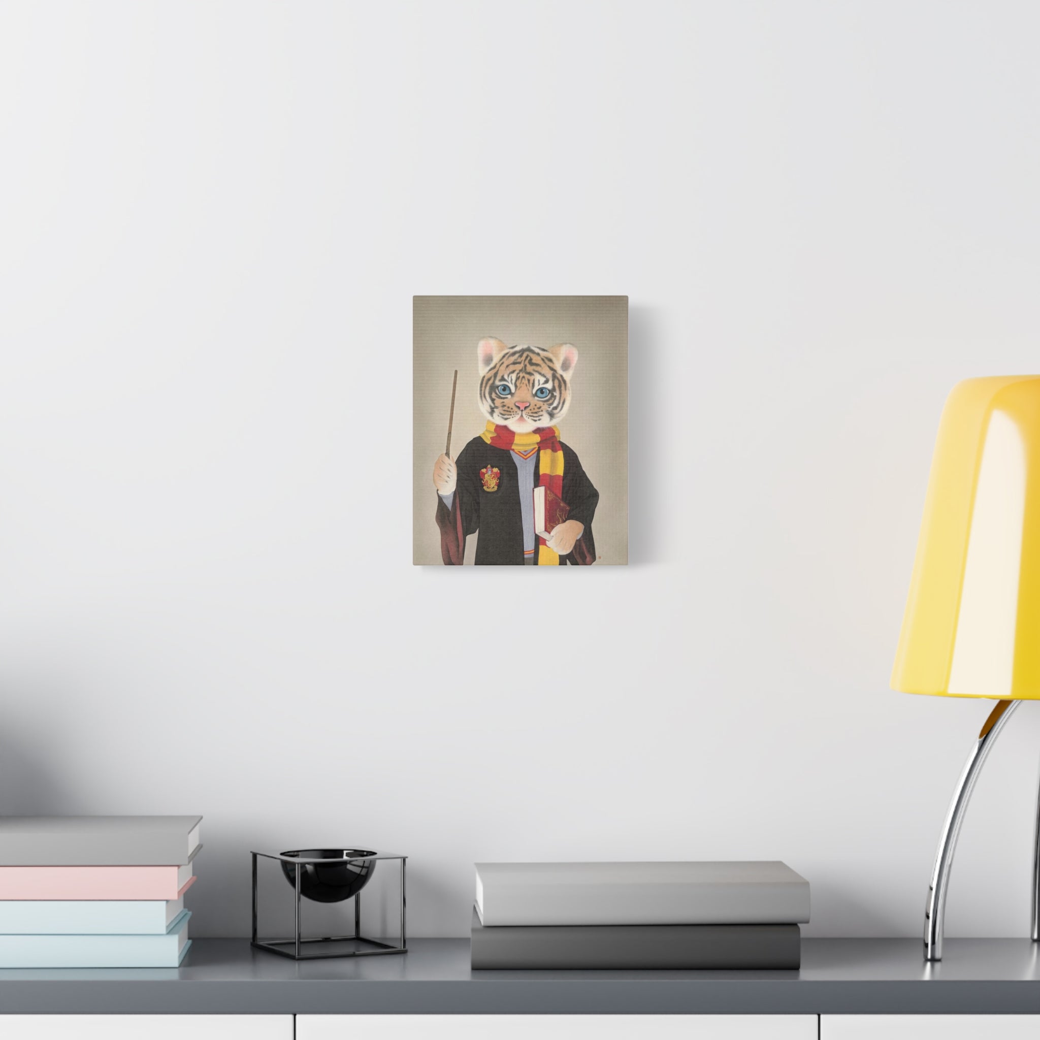 Tiger -  Chinese  Contemporary watercolor painting - Canvas Print