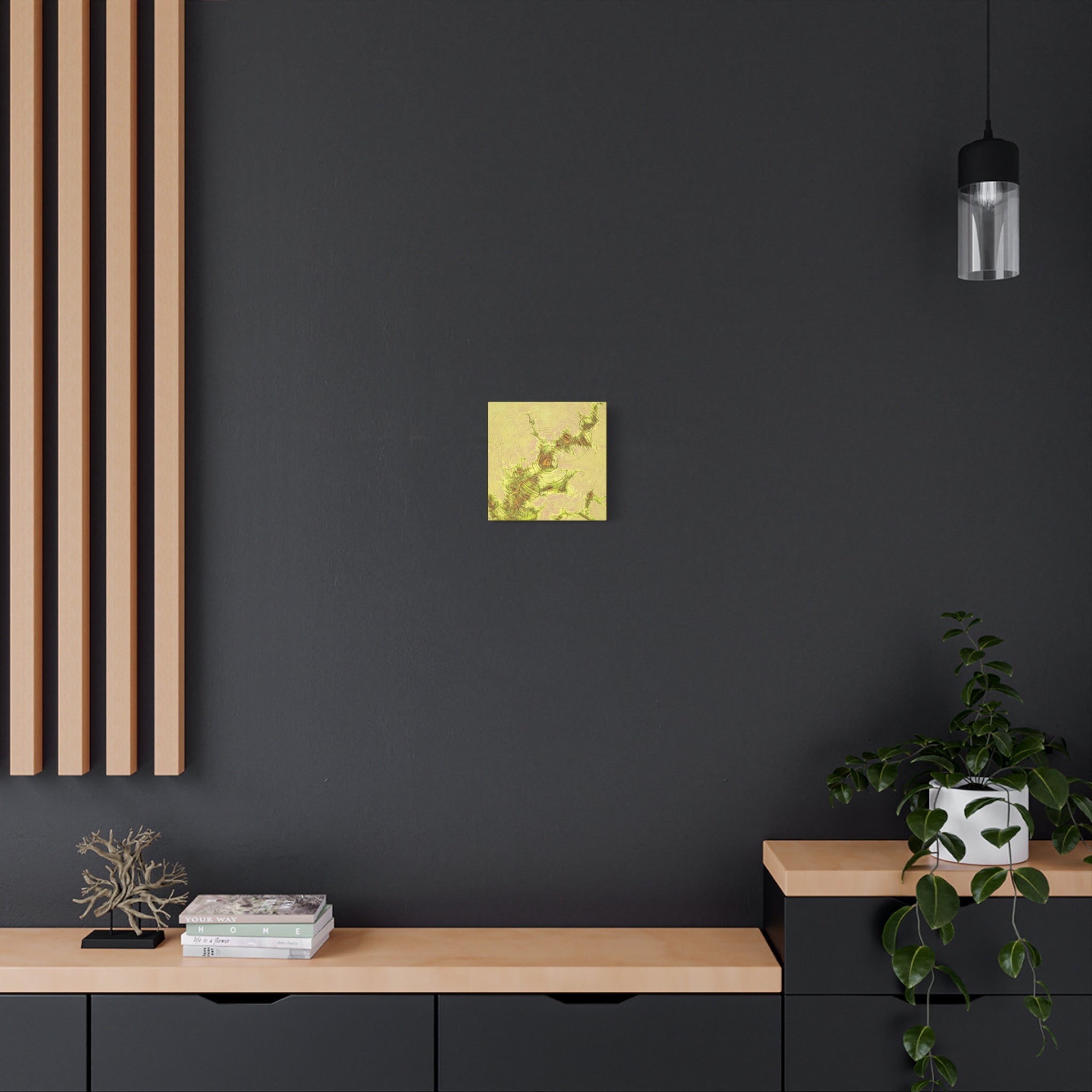 YU - 123022 - Abstract Wall Art by Asian Artist Contemporary Home Decor Print-Neutral Modern Art for Living Room or Bedroom