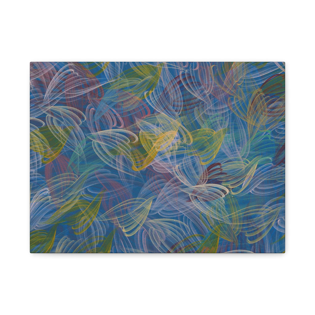 Feathered Dust - 050222 Abstract Wall Art by Asian Artist Contemporary Home Decor Print-Neutral Modern Art for Living Room or Bedroom