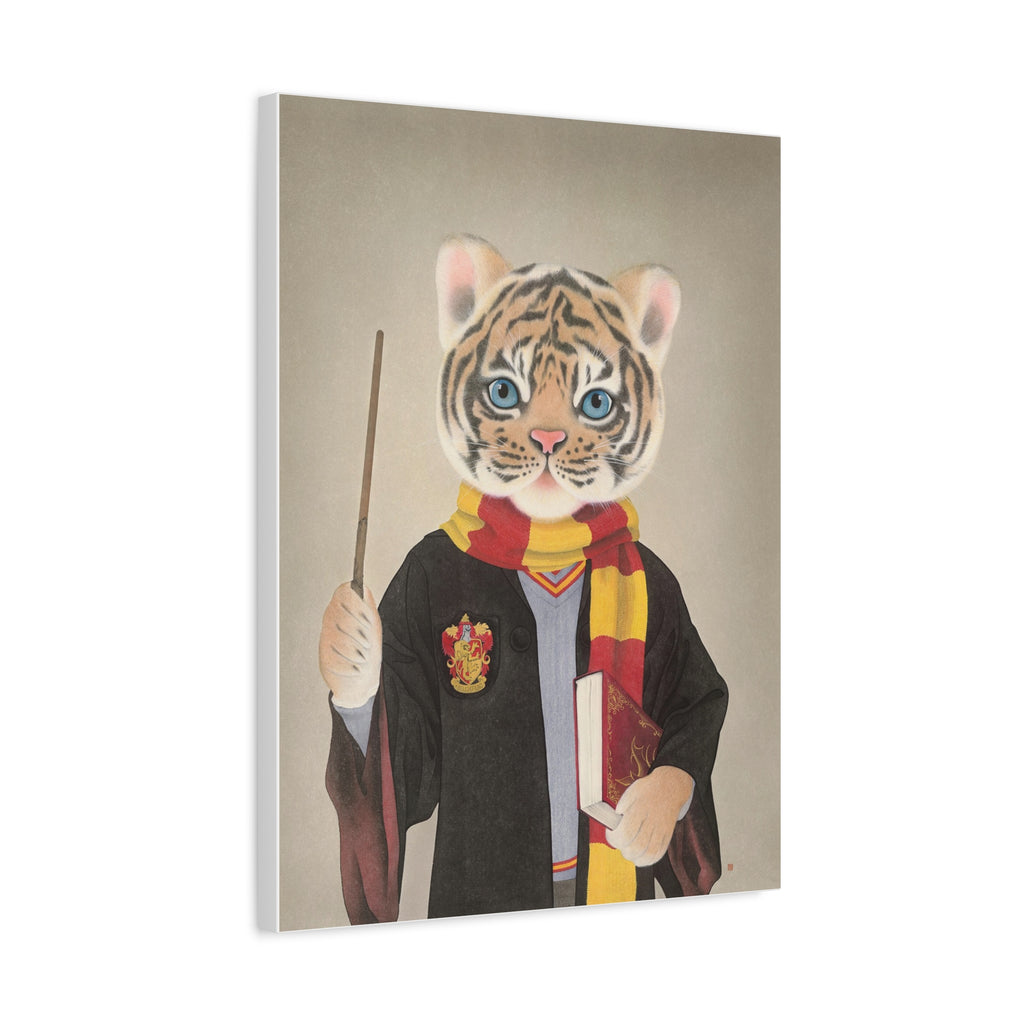 Tiger -  Chinese  Contemporary watercolor painting - Canvas Print