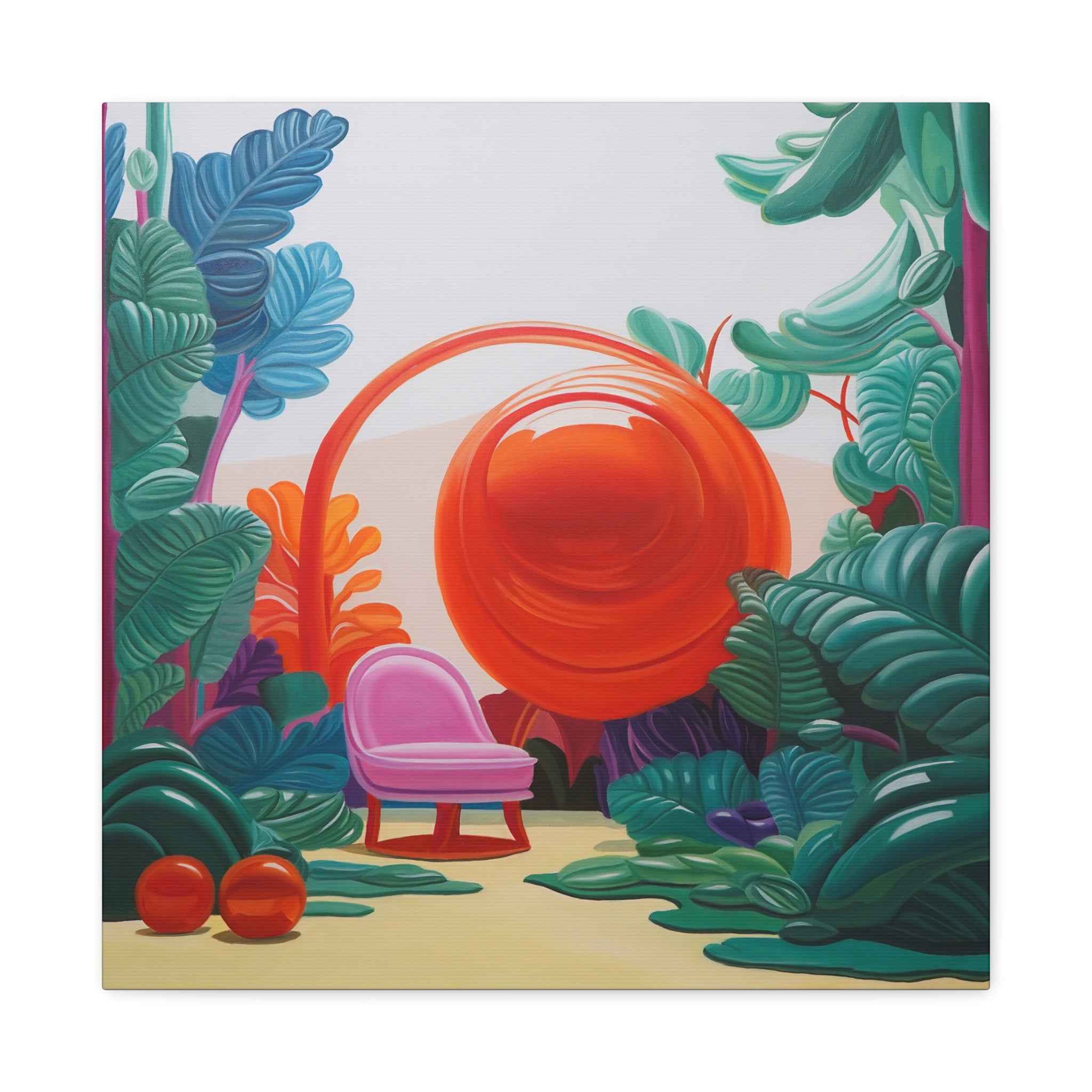 Paradise 1 -  Contemporary Abstract Canvas Print  Young Asian Artist