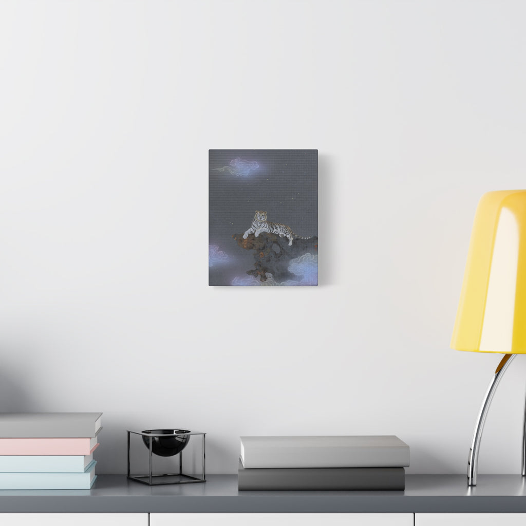 The King -  Chinese  Contemporary watercolor painting - Canvas Print - Gift for Chinese New Year