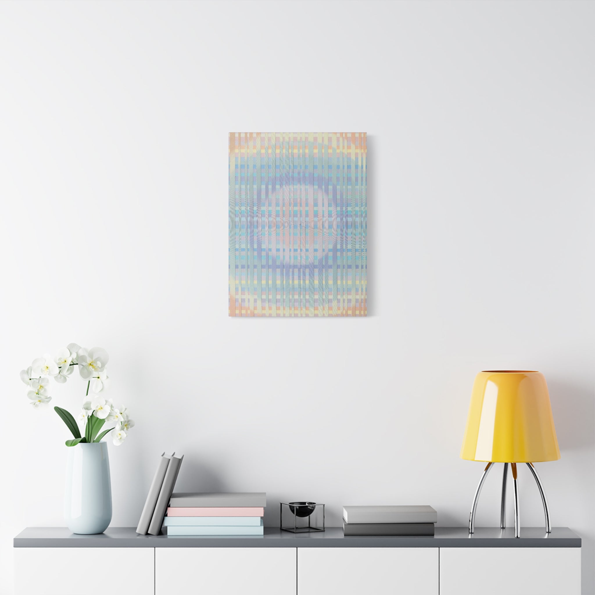 YU - 061219 - Abstract Wall Art by Asian Artist Contemporary Home Decor Print-Neutral Modern Art for Living Room or Bedroom